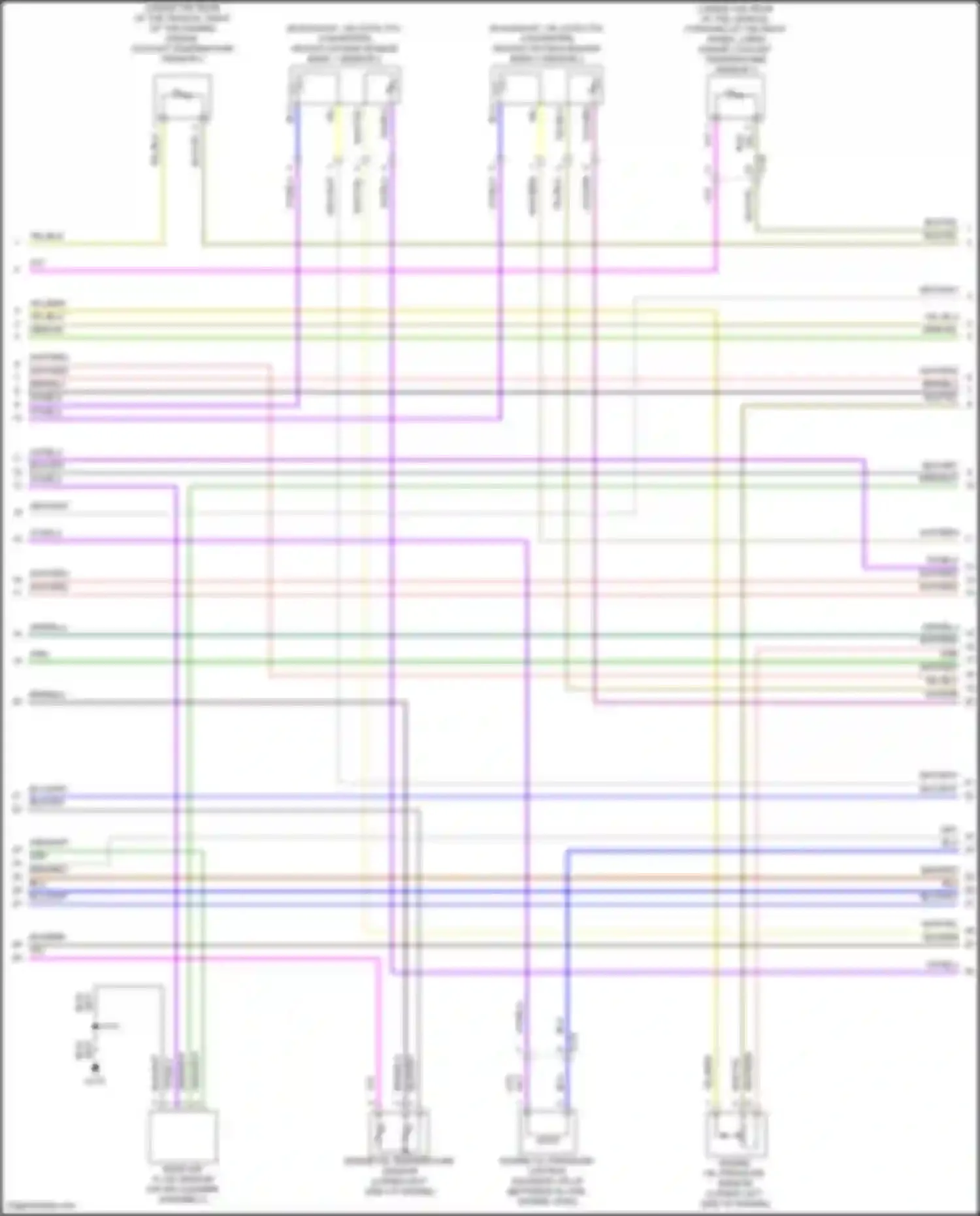 Wiring diagram engine coolant temperature sensor 3 for Chevrolet Corvette C8 (2020-2024) (4 of 4)