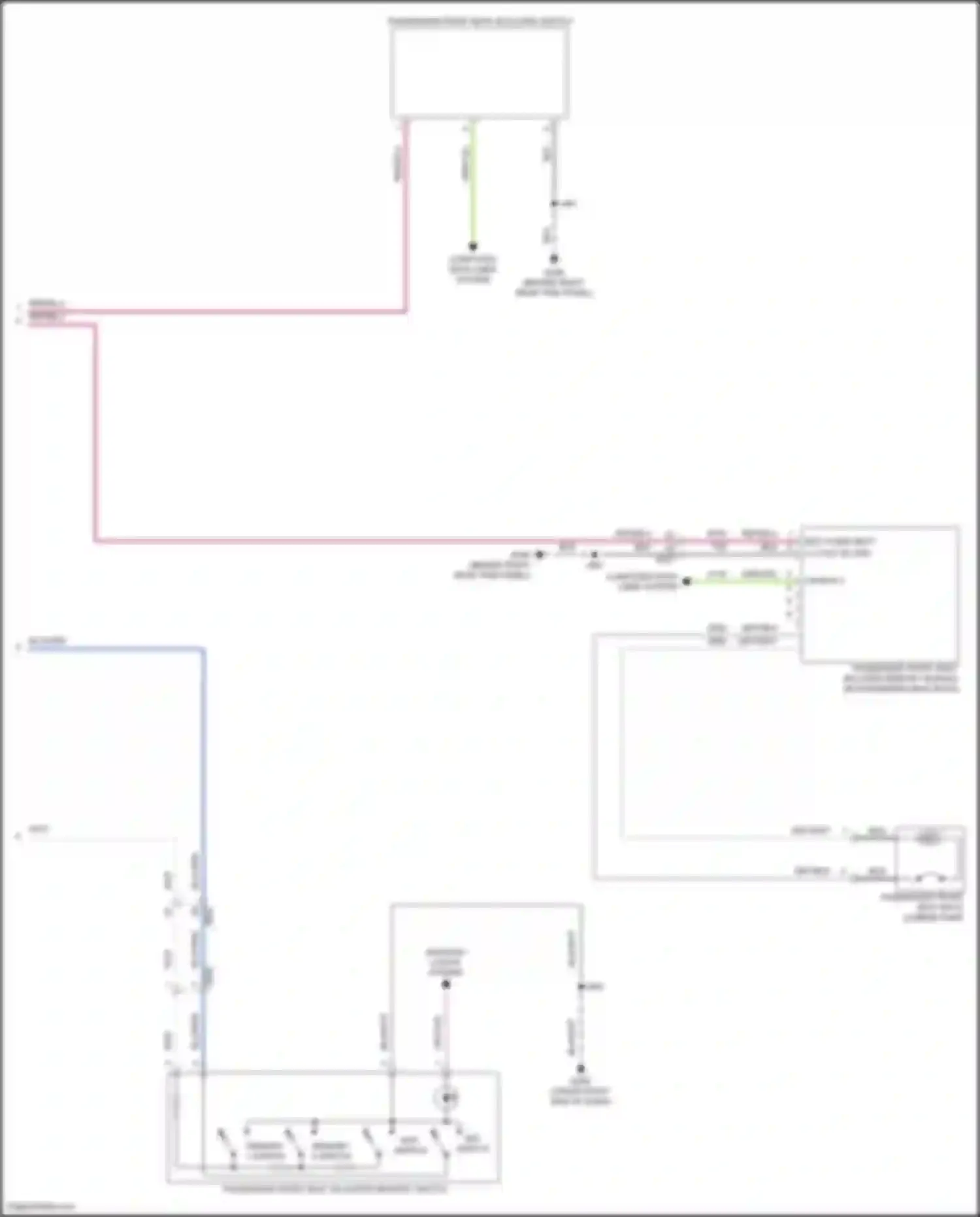 Wiring diagram exit switch for Chevrolet Corvette C8 (2020-2024) (5 of 5)