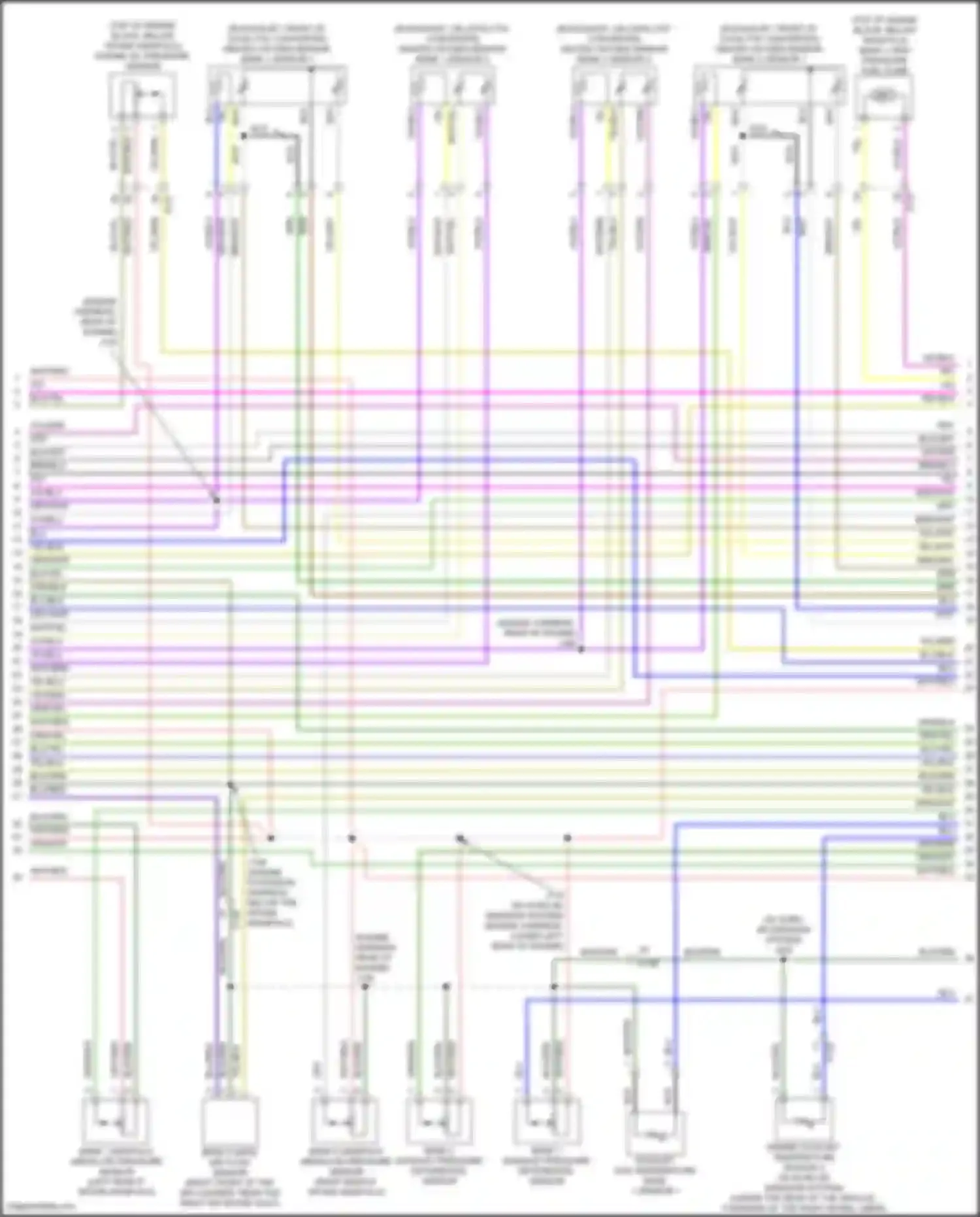 Wiring diagram heated oxygen sensor bank 2 sensor 1 for Chevrolet Corvette C8 (2020-2024) (1 of 2)