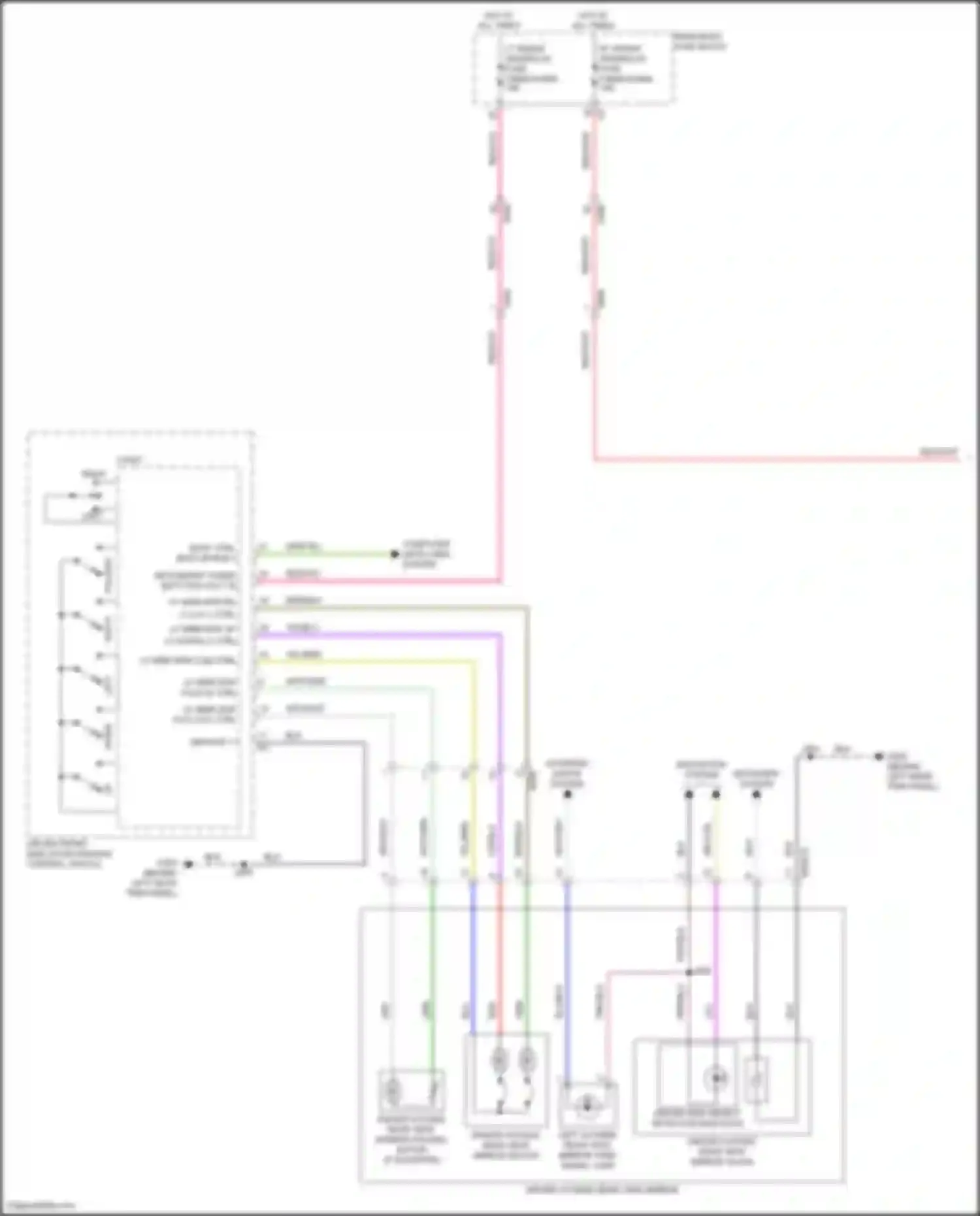 Wiring diagram lf mirr mtr com ctrl for Chevrolet Corvette C8 (2020-2024) (1 of 1)