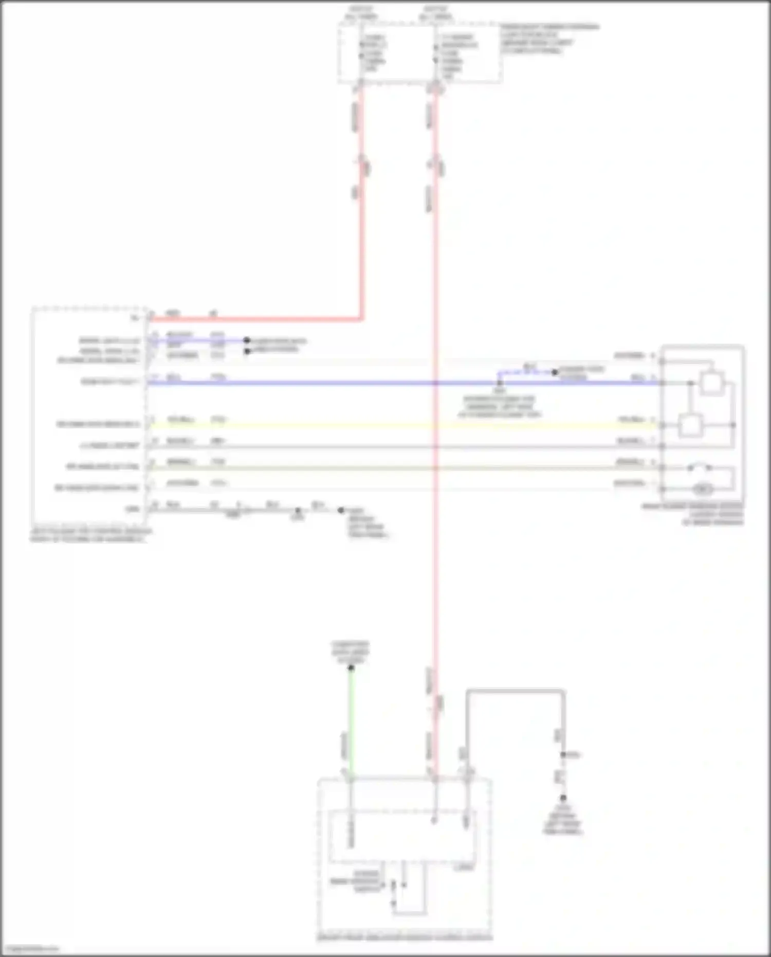 Wiring diagram lh sens low ref for Chevrolet Corvette C8 (2020-2024) (1 of 1)