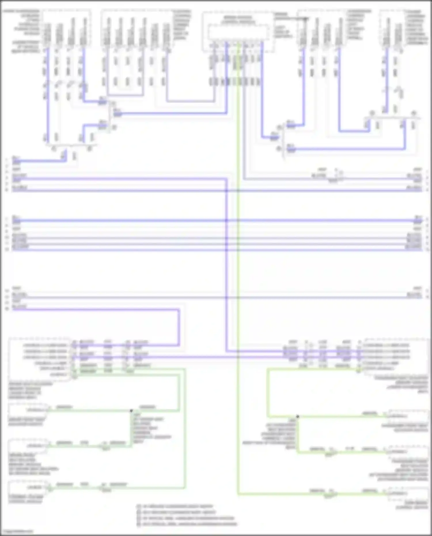 Wiring diagram lin bus 1 for Chevrolet Corvette C8 (2020-2024) (12 of 19)