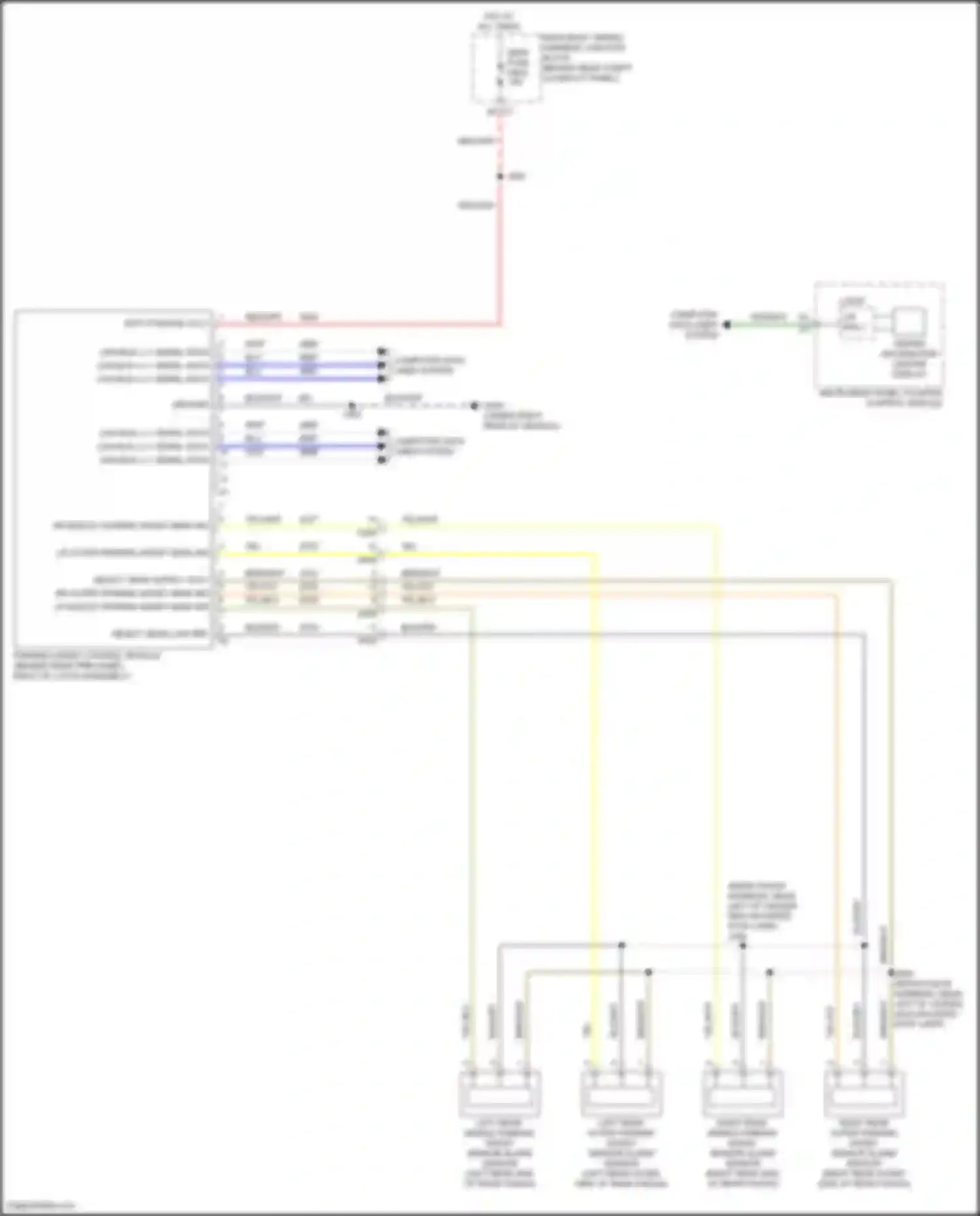 Wiring diagram lr middle parking assist sens sig for Chevrolet Corvette C8 (2020-2024) (1 of 1)