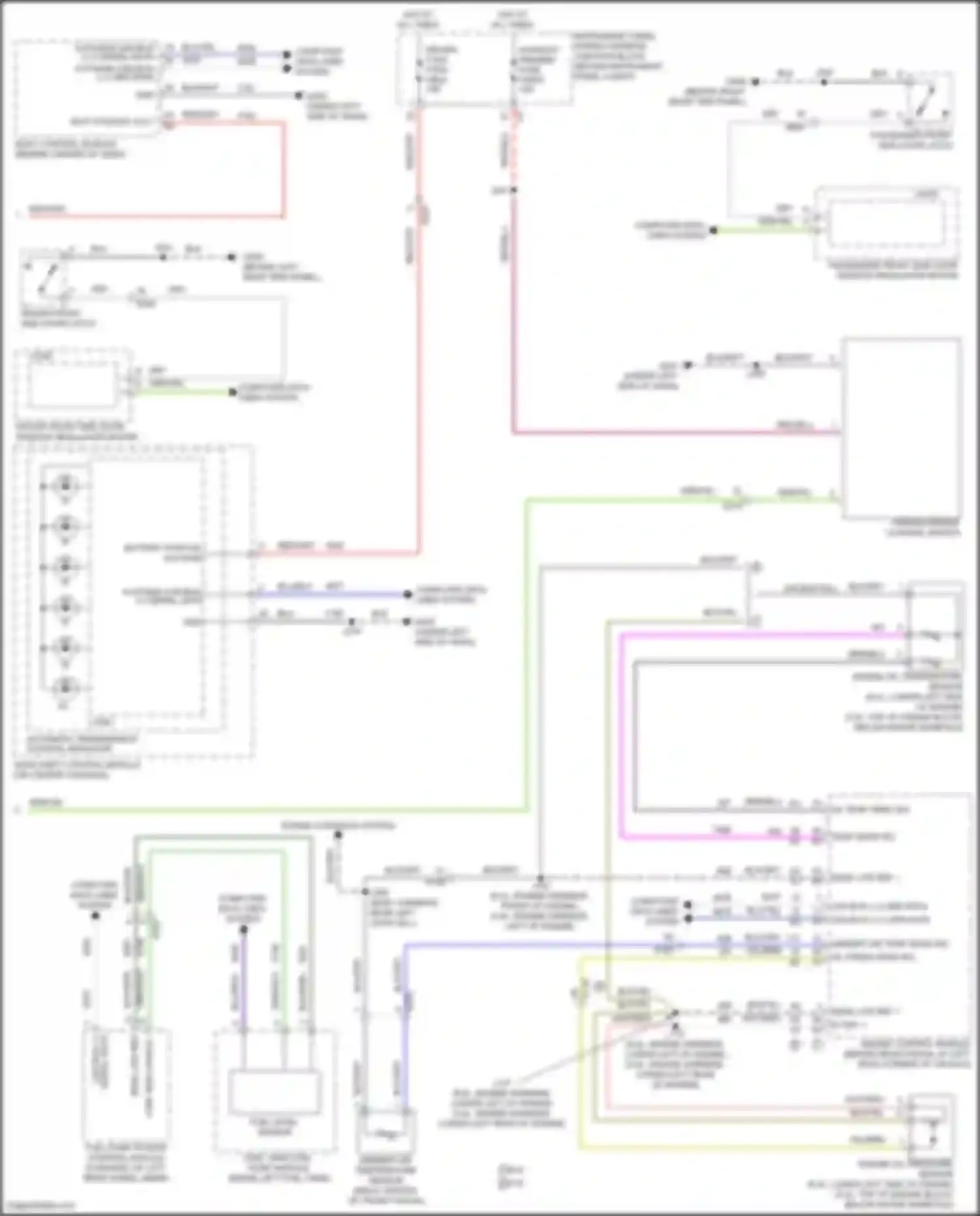 Wiring diagram parking brake control switch for Chevrolet Corvette C8 (2020-2024) (5 of 5)