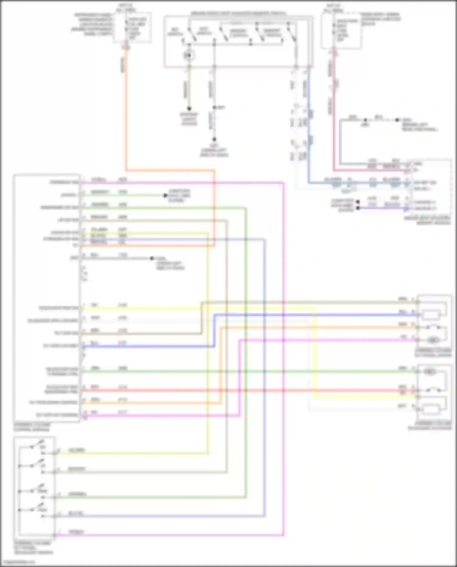 Wiring diagram red/yel for Chevrolet Corvette C8 (2020-2024) (4 of 24)