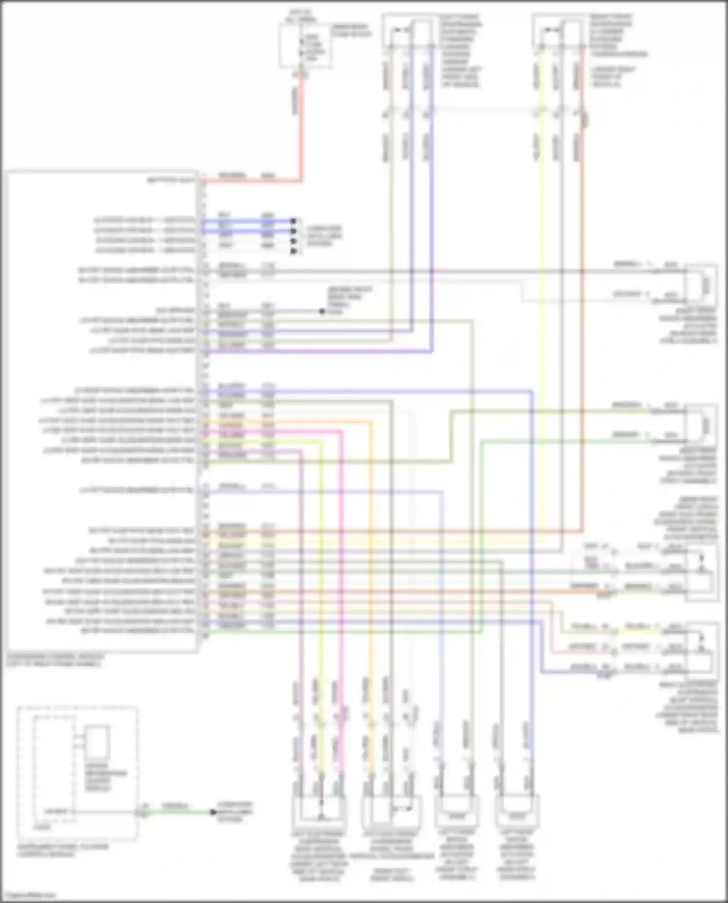 Wiring diagram rh rr vert susp acceleration sen volt ref for Chevrolet Corvette C8 (2020-2024) (1 of 1)