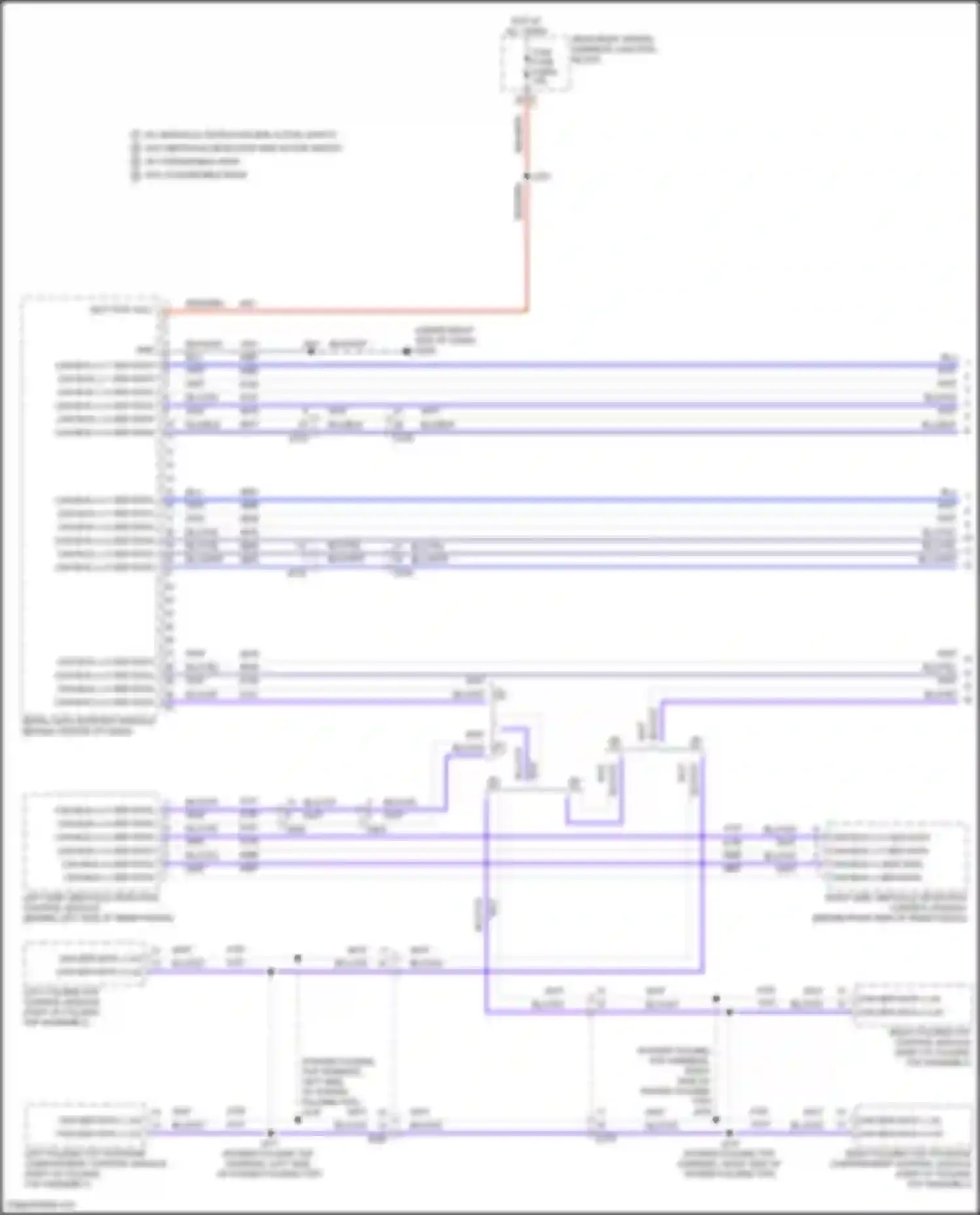 Wiring diagram right folding top control module for Chevrolet Corvette C8 (2020-2024) (1 of 3)