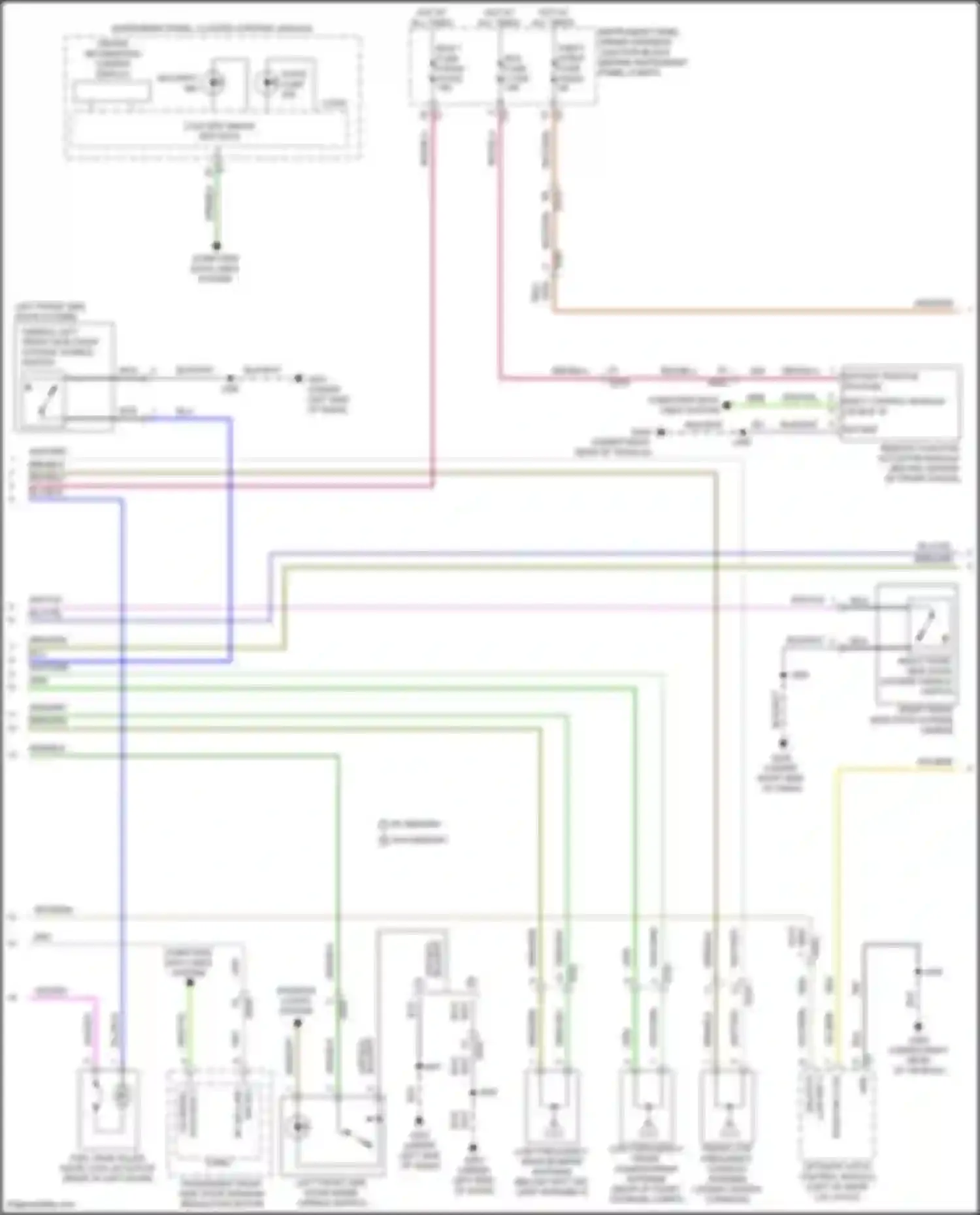 Wiring diagram security ind for Chevrolet Corvette C8 (2020-2024) (2 of 5)