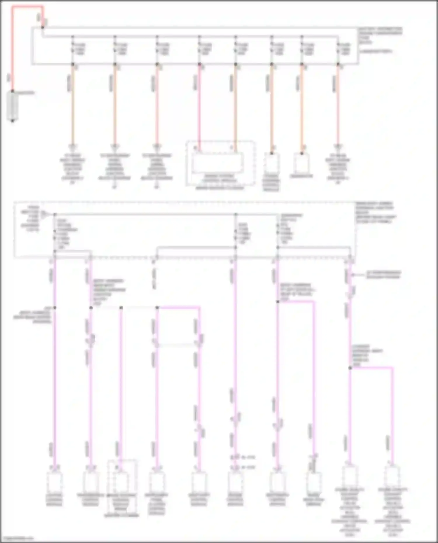 Wiring diagram variable exhaust control valve 2 actuator for Chevrolet Corvette C8 (2020-2024) (2 of 3)