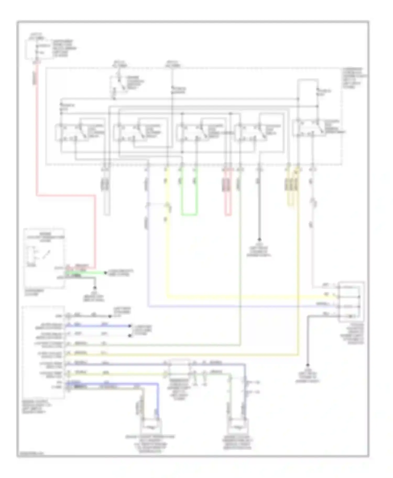 Cruze Chevrolet I facelift (2012-2015): Cooling fan circuit