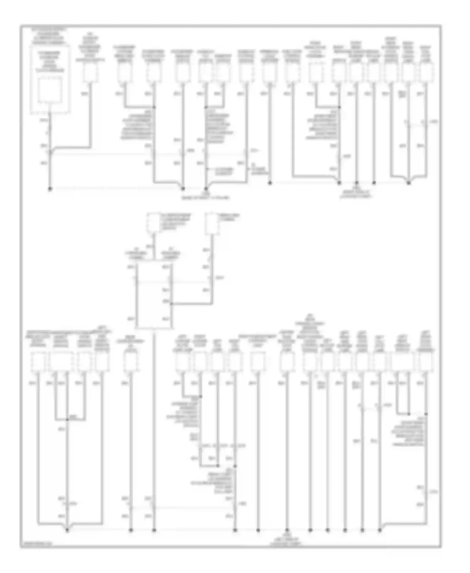 Cruze Chevrolet I facelift (2012-2015): Ground distribution circuit (3 of 3)