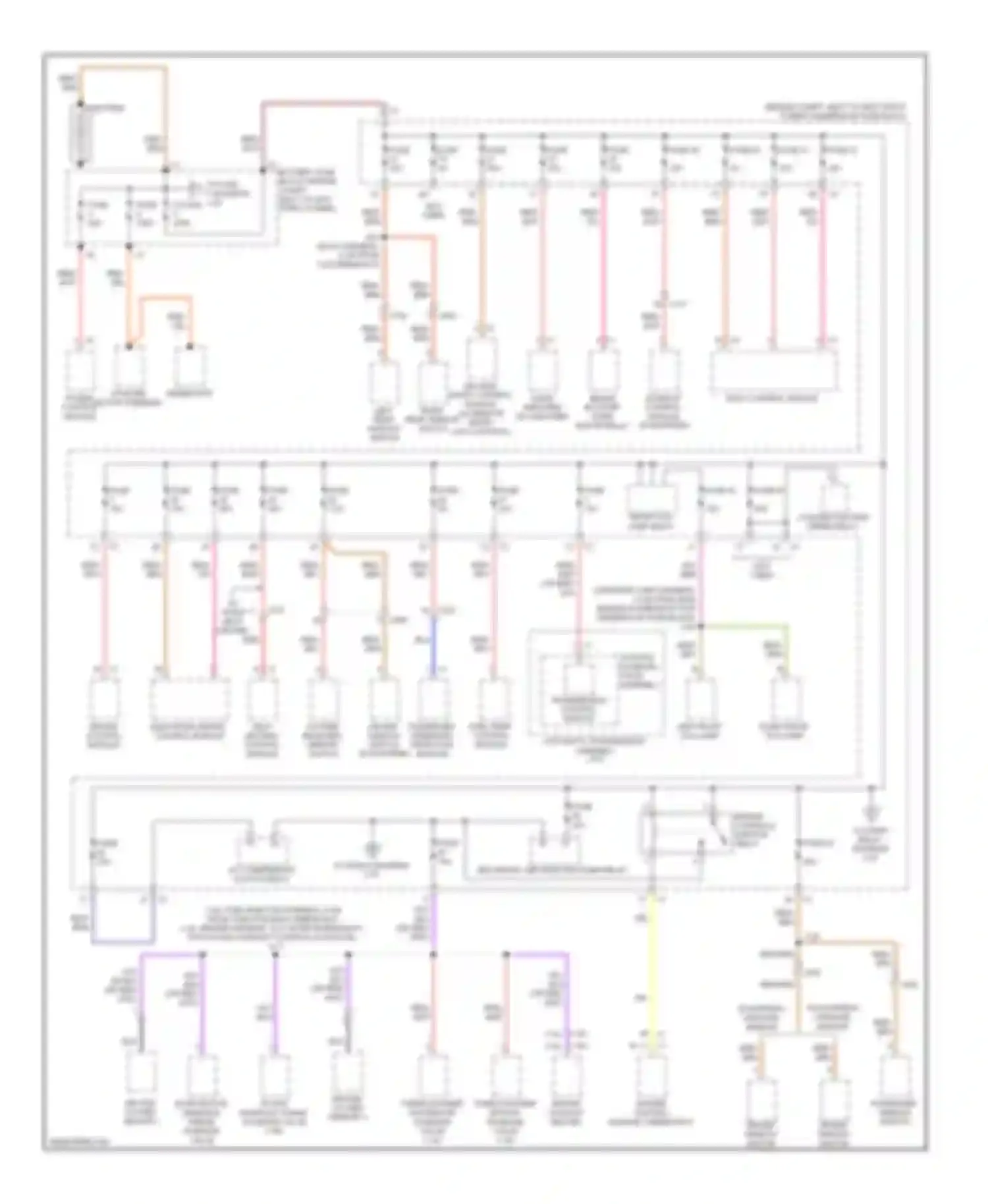 Cruze Chevrolet I facelift (2012-2015): Power distribution circuit (1 of 4)