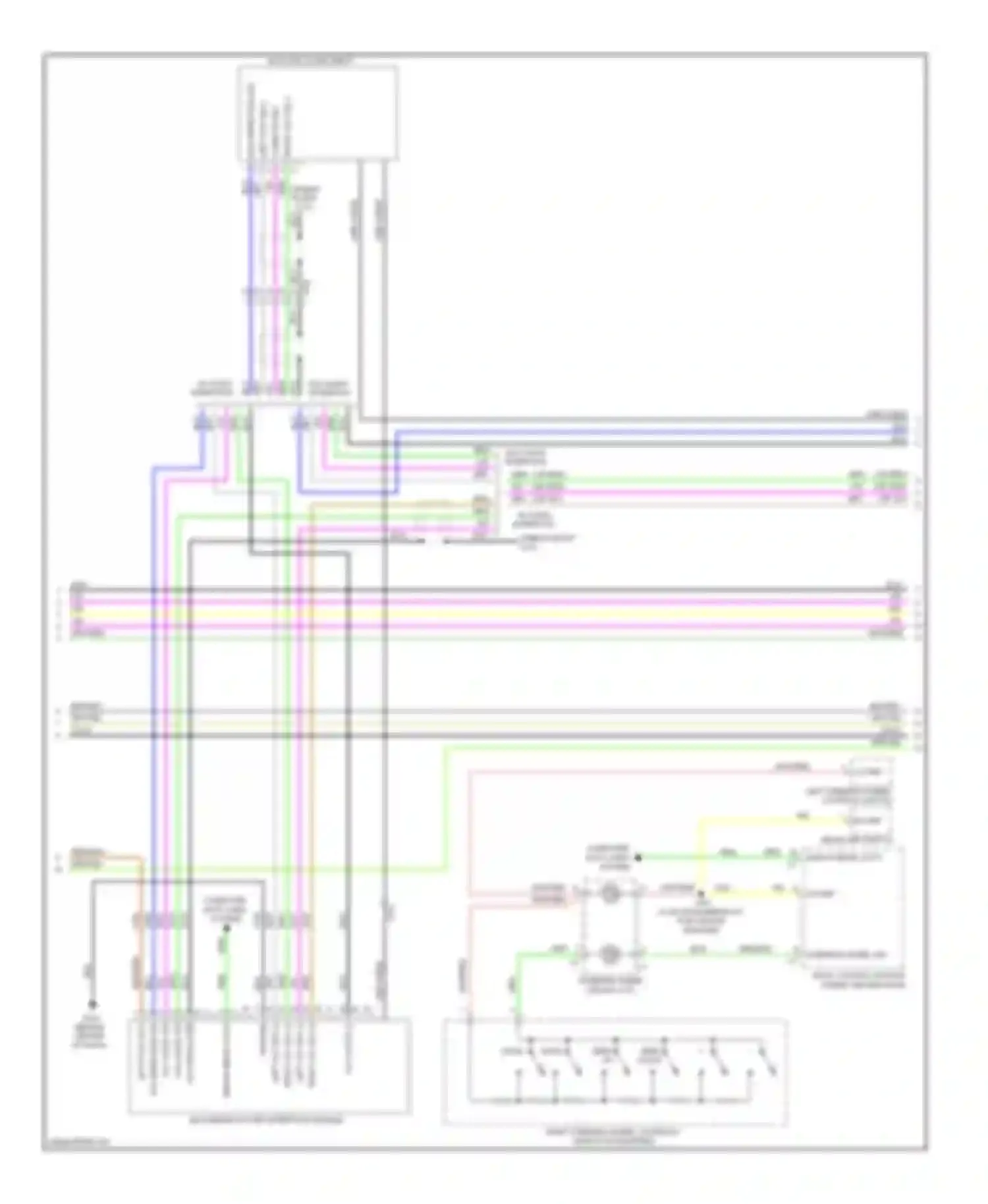 Cruze Chevrolet I facelift (2012-2015): Radio circuit, without amplifier (2 of 3)