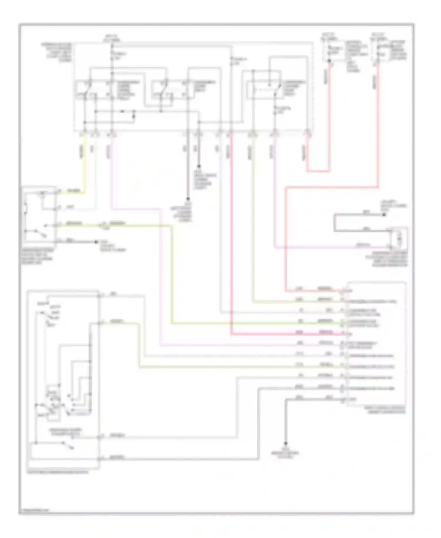 Cruze Chevrolet I facelift (2012-2015): Wiper/washer circuit