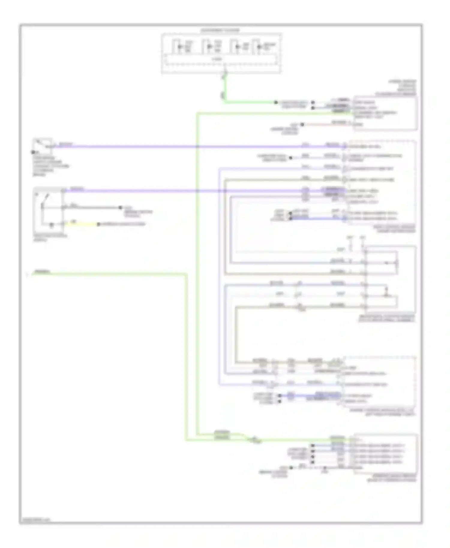 Wiring diagram 2501 2500 computer data lines system for Chevrolet Cruze I facelift (2012-2015) (1 of 3)