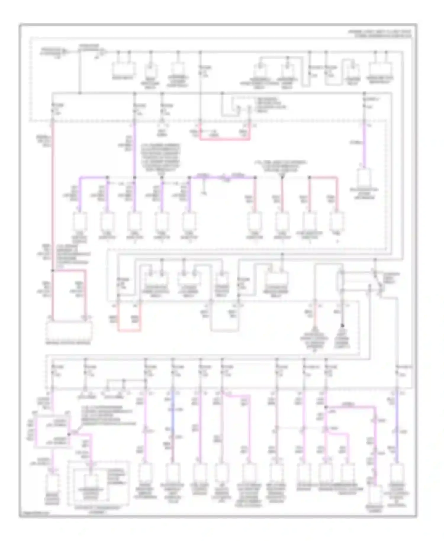 Wiring diagram cooling fan medium speed relay for Chevrolet Cruze I facelift (2012-2015) (4 of 4)