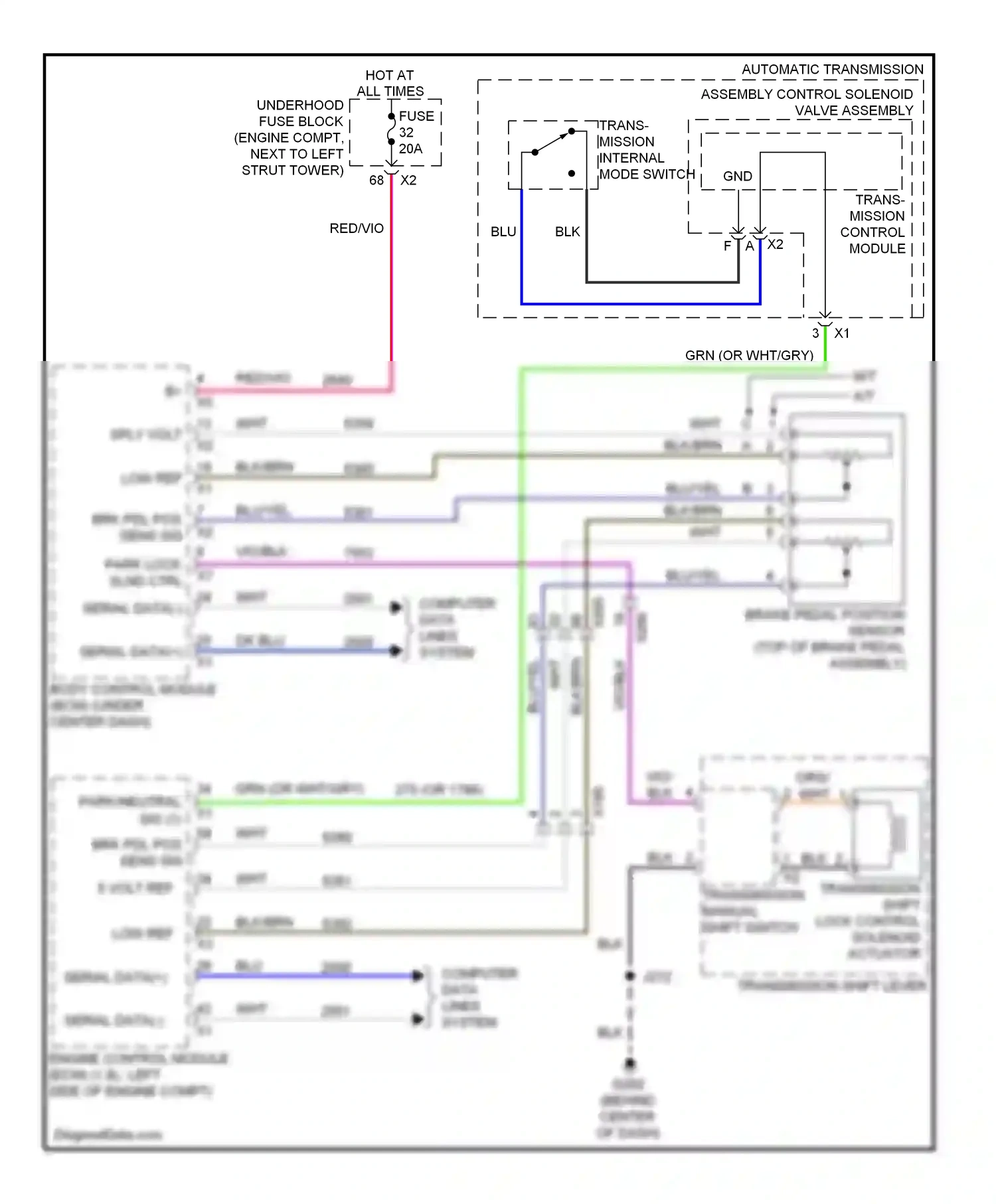 Chevrolet Cruze I facelift (2012-2015) engine control module (ecm) wiring diagram  (11 of 12)