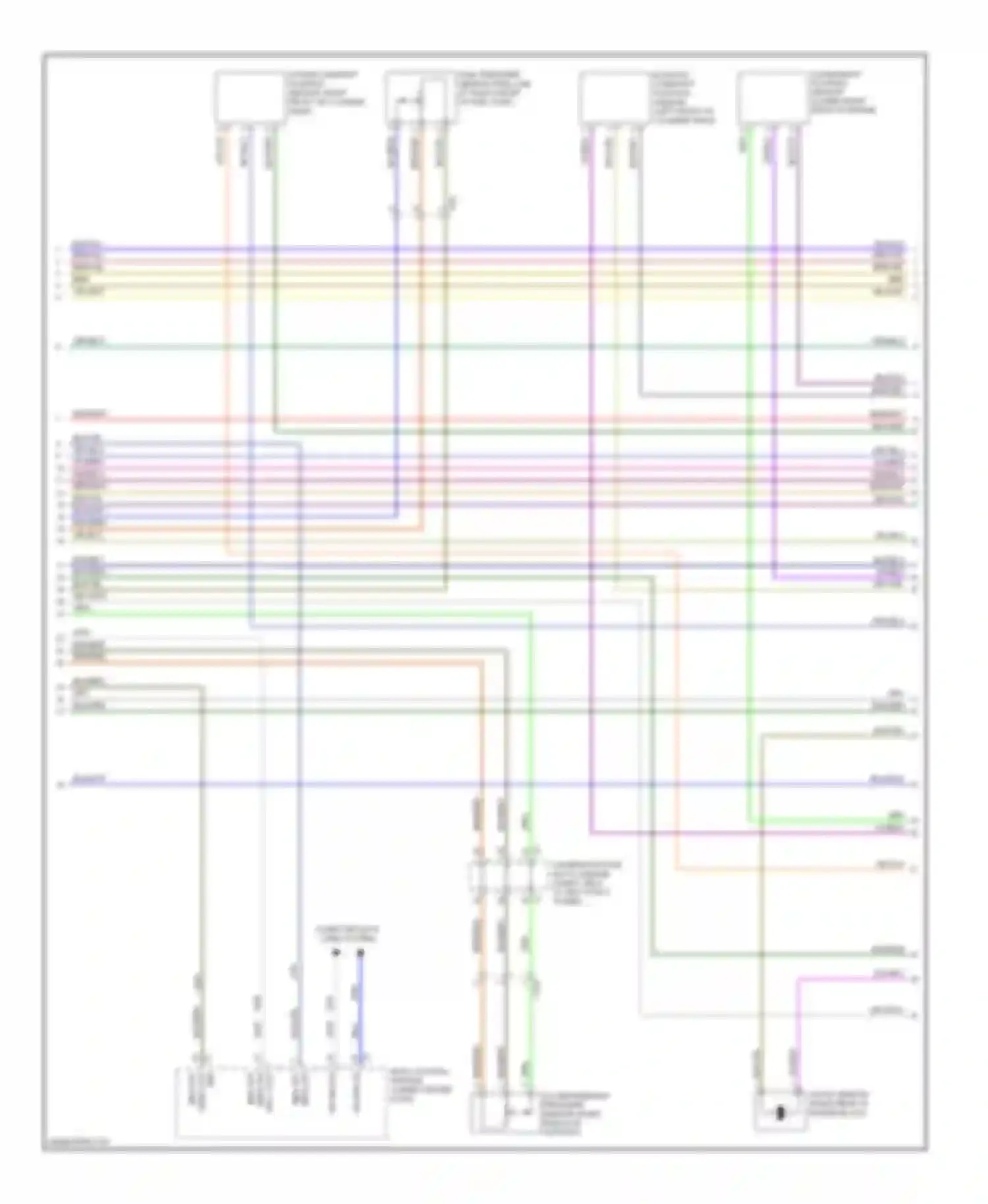 Wiring diagram intake camshaft position sensor for Chevrolet Cruze I facelift (2012-2015) (1 of 3)
