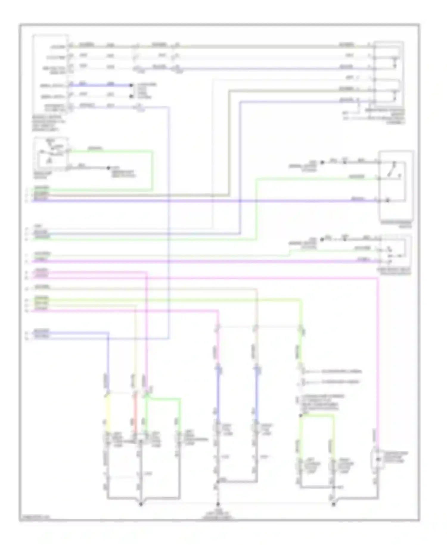 Wiring diagram left rear turn signal lamp for Chevrolet Cruze I facelift (2012-2015) (1 of 2)