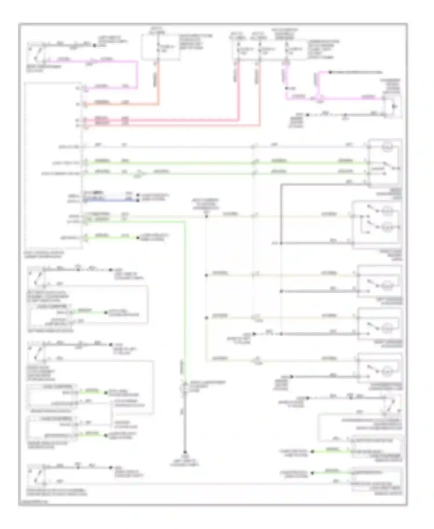 Wiring diagram lf door ajar sw sig for Chevrolet Cruze I facelift (2012-2015) (1 of 7)