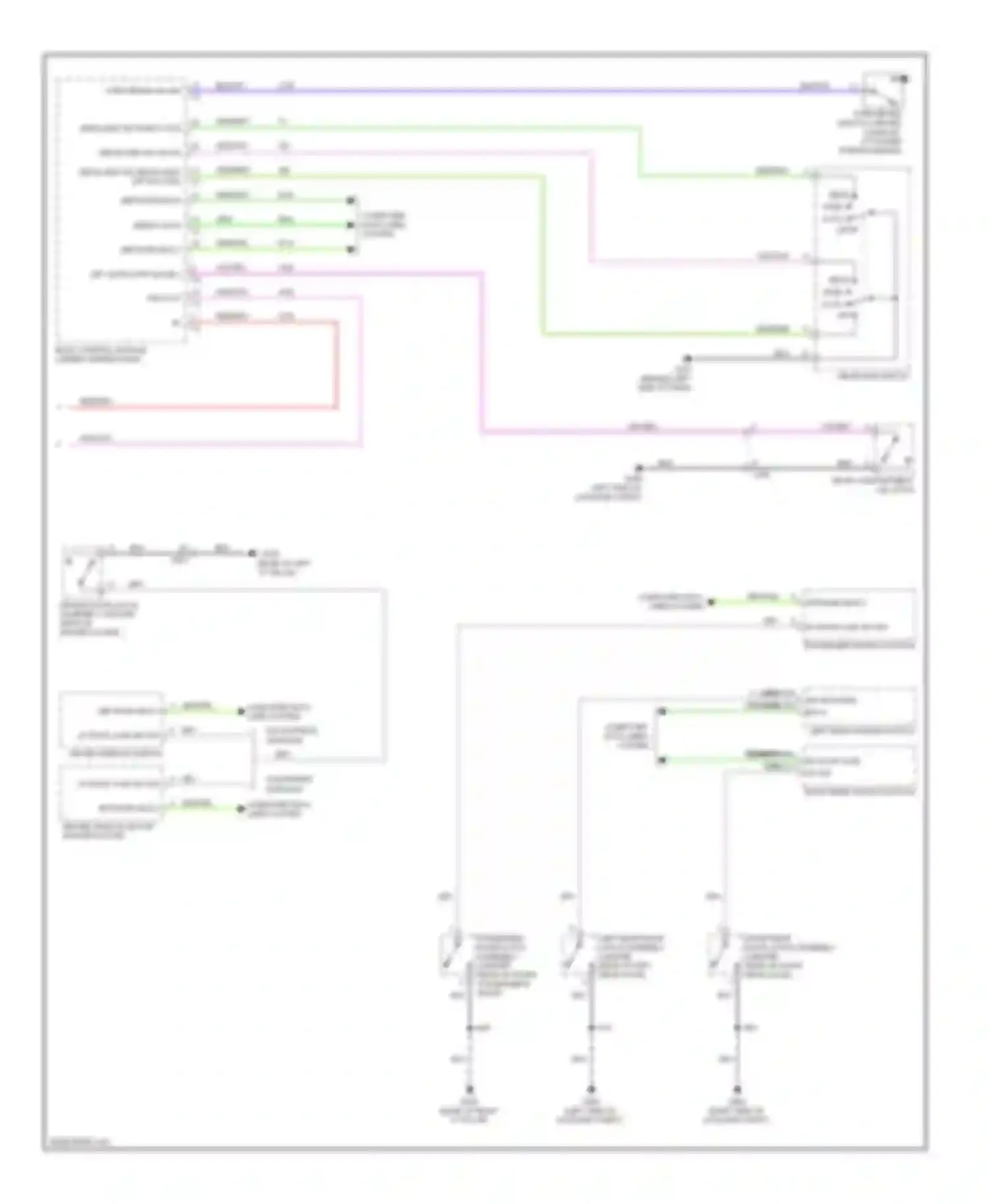 Wiring diagram park brake switch (center console, attached to for Chevrolet Cruze I facelift (2012-2015) (1 of 1)
