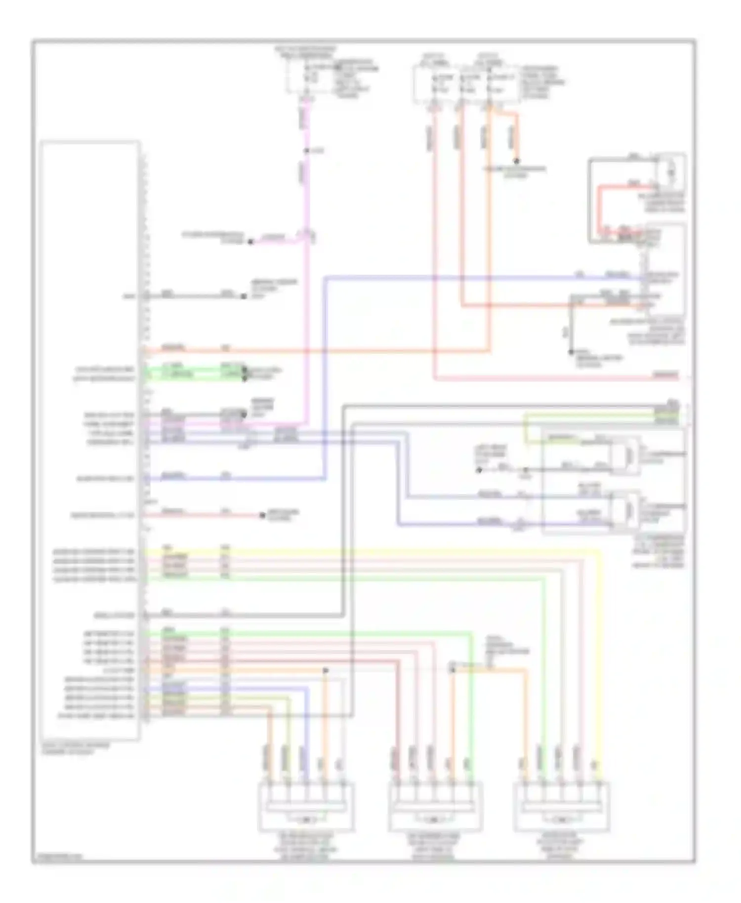 Wiring diagram power distribution system for Chevrolet Cruze I facelift (2012-2015) (4 of 11)