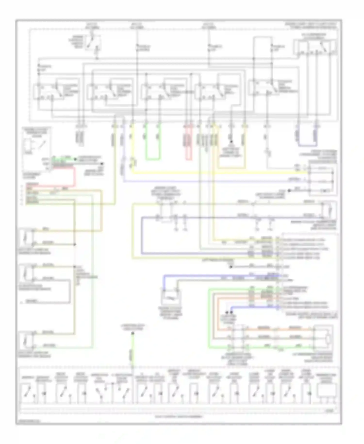 Wiring diagram recir- culation ind for Chevrolet Cruze I facelift (2012-2015) (1 of 2)