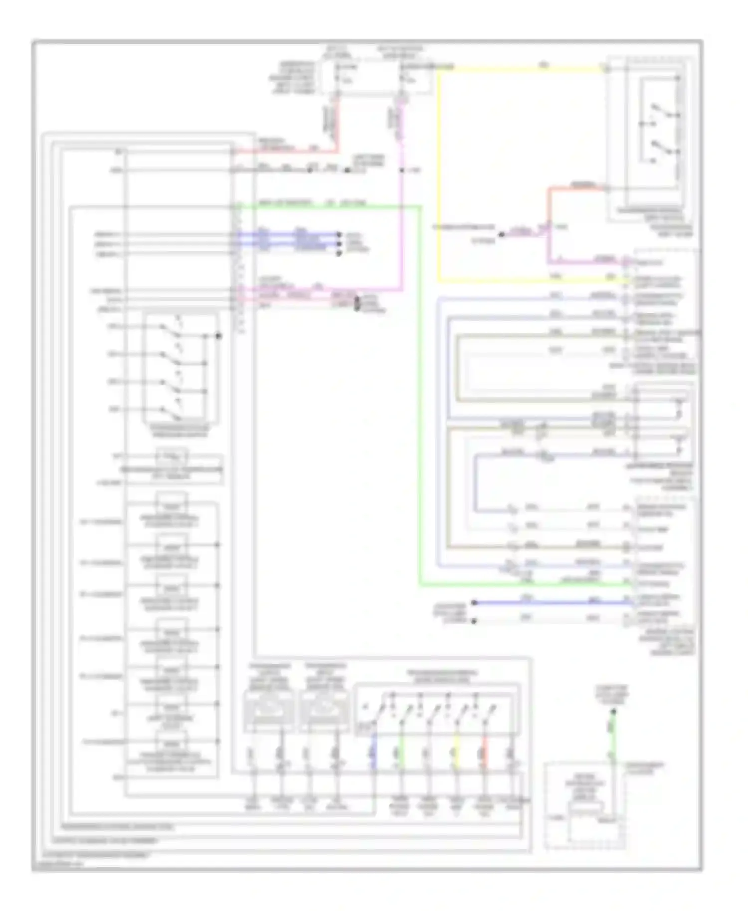 Wiring diagram shift solenoid valve 1 for Chevrolet Cruze I facelift (2012-2015) (1 of 1)