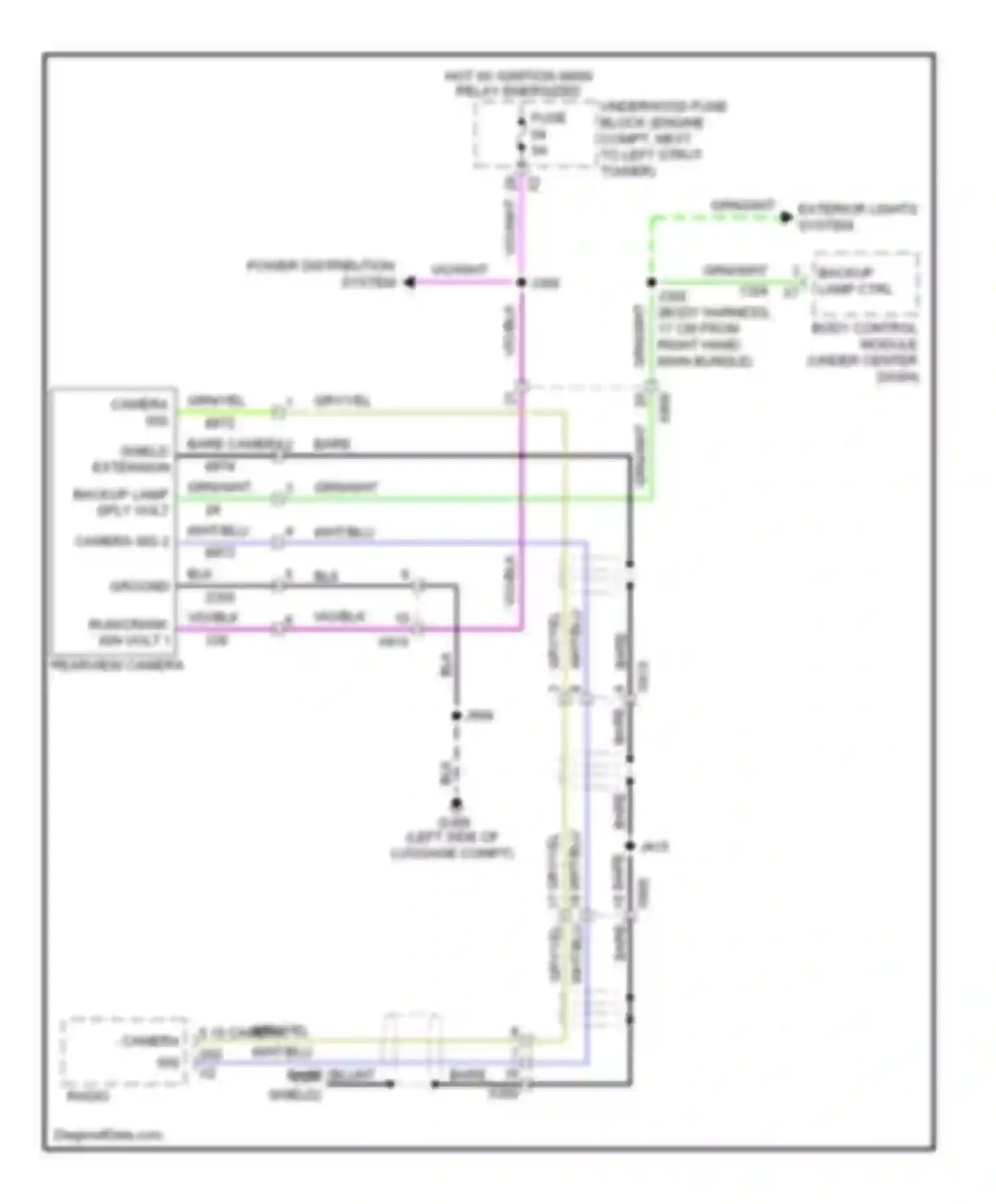 Wiring diagram underhood fuse block for Chevrolet Cruze I facelift (2012-2015) (30 of 48)