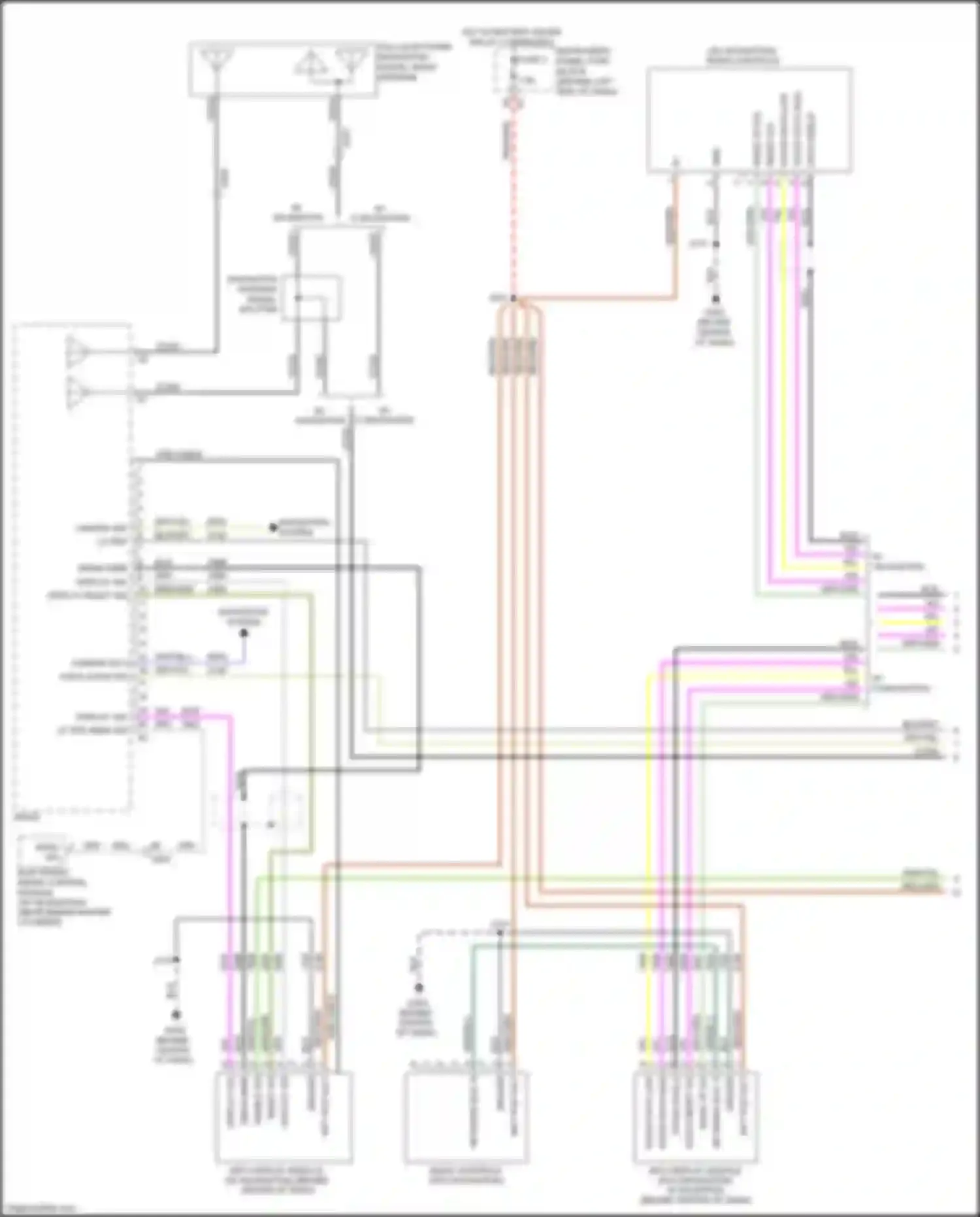 Cruze Chevrolet I facelift (2012-2015): Navigation circuit, w/ amplifier (1 of 3)
