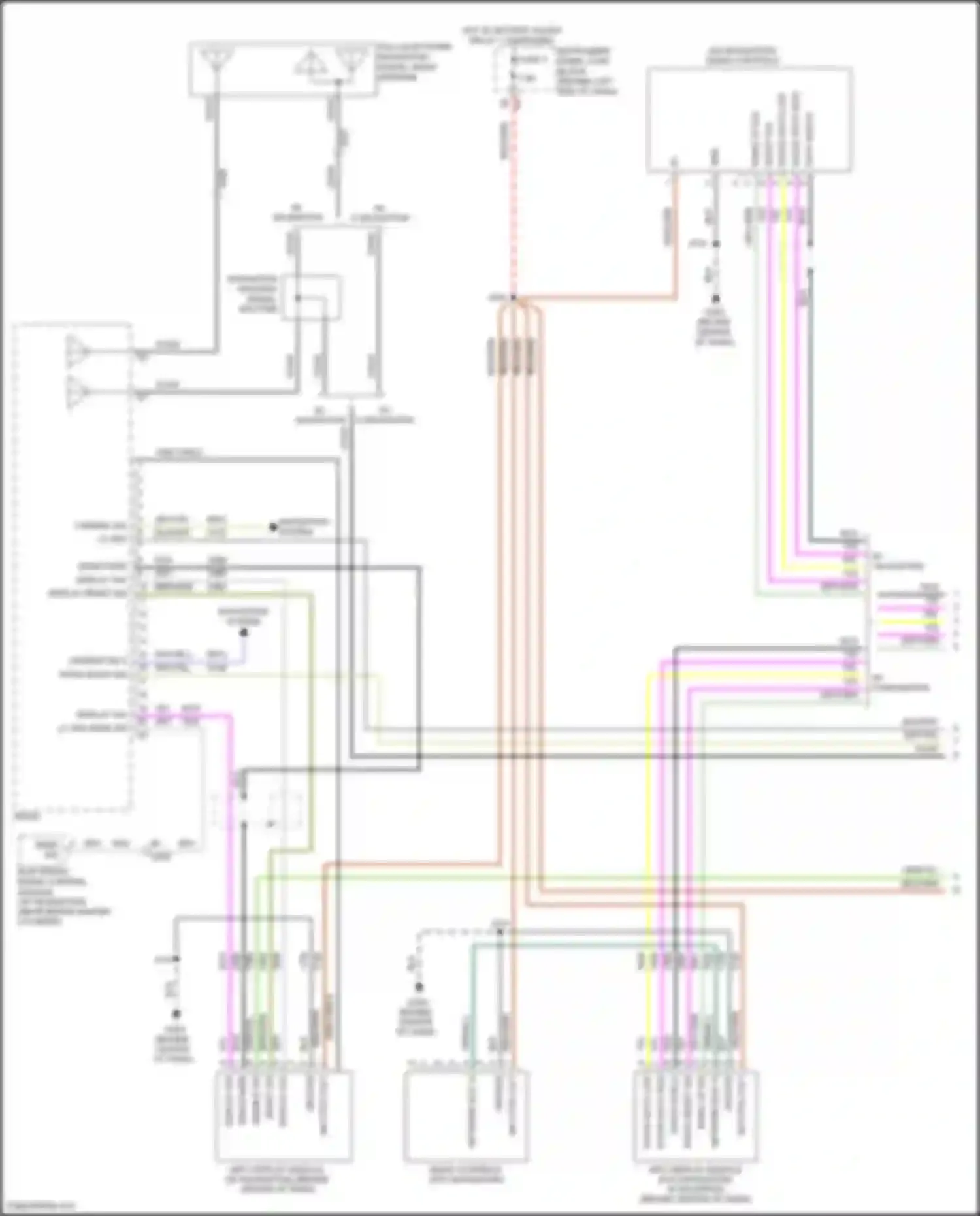 Cruze Chevrolet I facelift (2012-2015): Radio circuit, w/ amplifier (1 of 3)