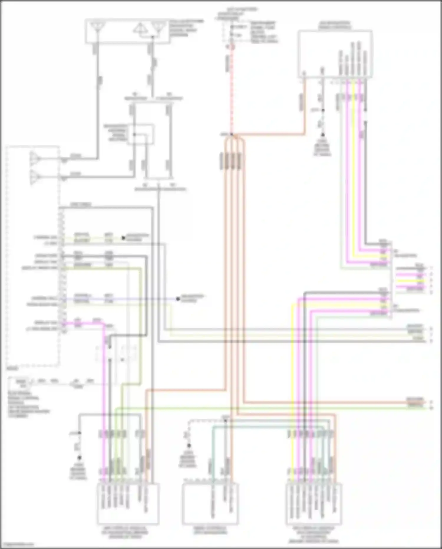 Cruze Chevrolet I facelift (2012-2015): Radio circuit, w/o amplifier (1 of 3)