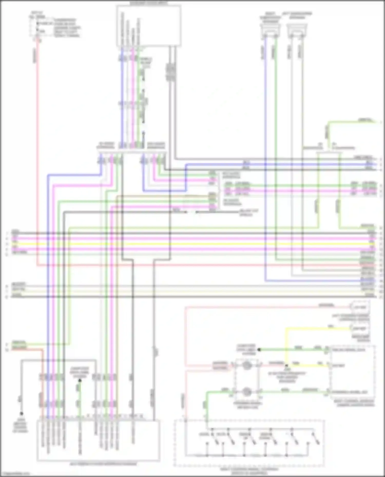 Wiring diagram aux detection sig for Chevrolet Cruze I facelift (2012-2015) (1 of 8)