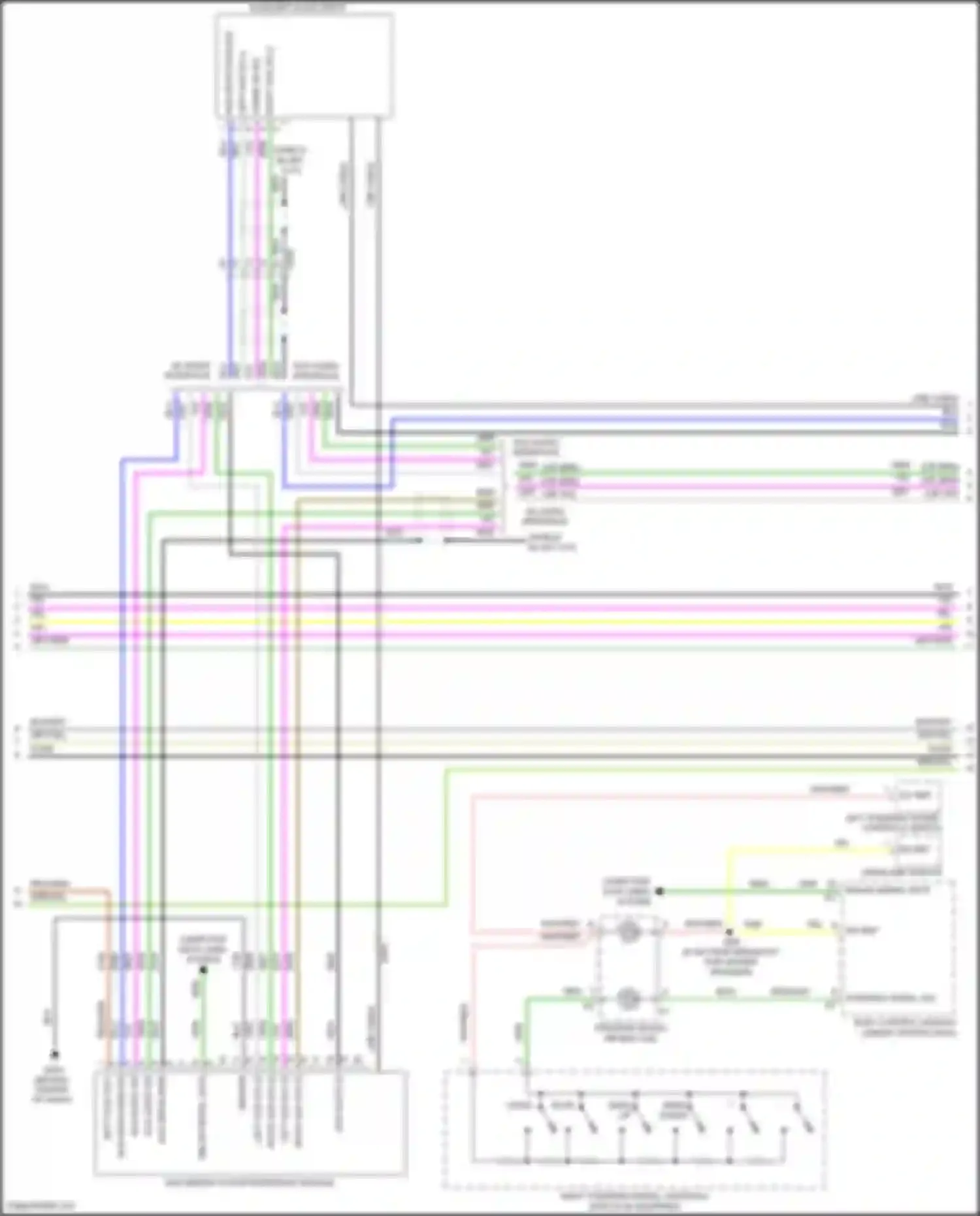 Wiring diagram auxiliary audio input for Chevrolet Cruze I facelift (2012-2015) (4 of 8)