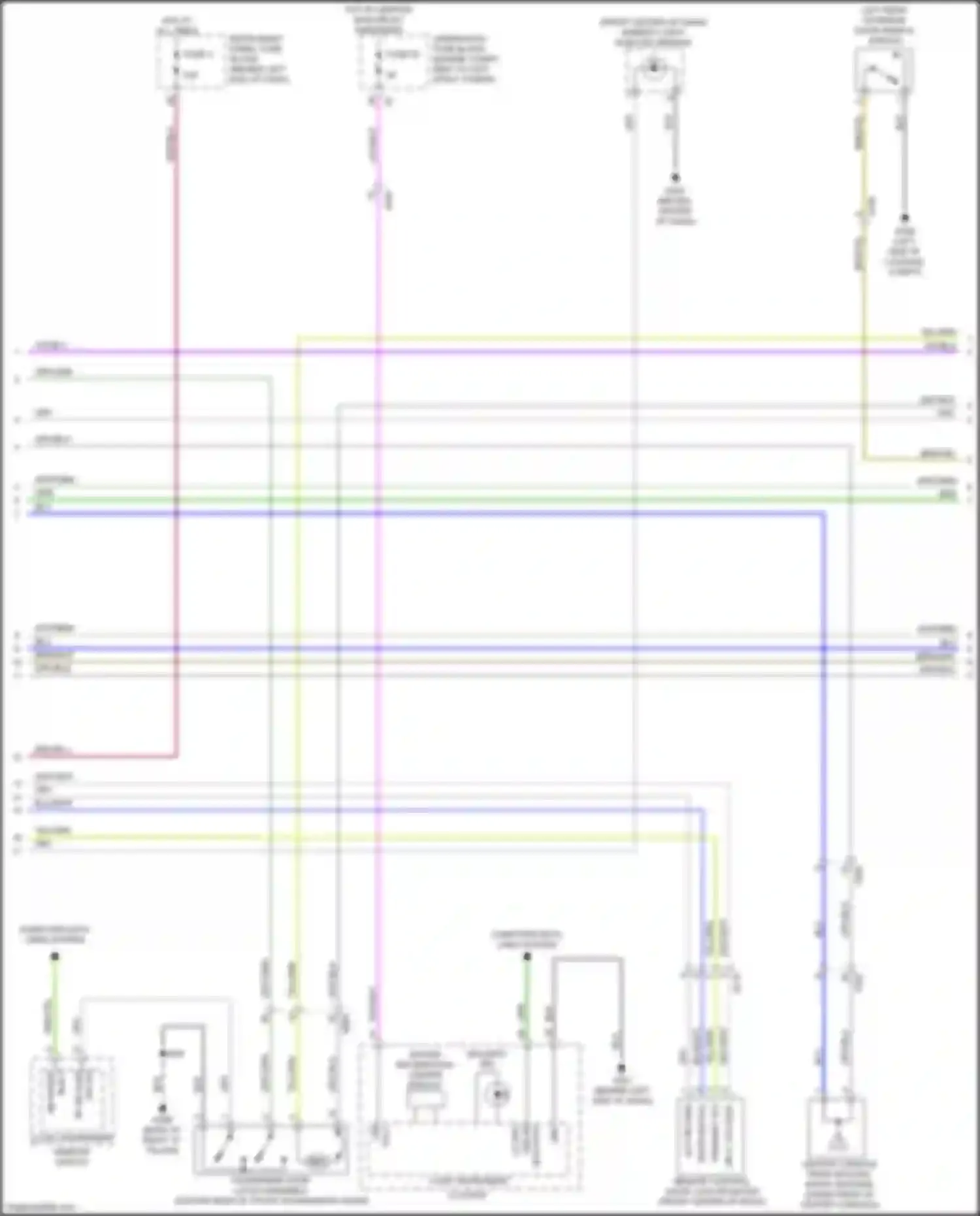 Wiring diagram logic passenger window switch for Chevrolet Cruze I facelift (2012-2015) (3 of 5)