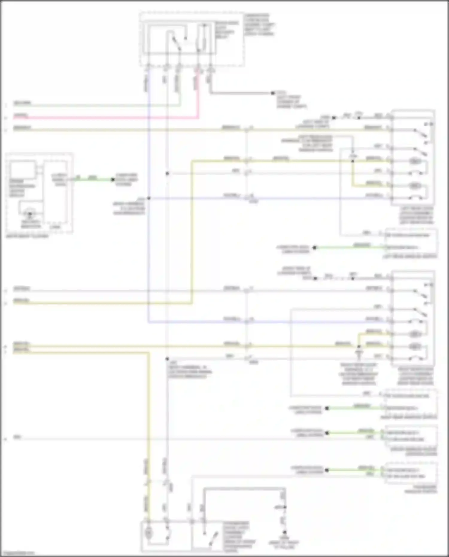 Wiring diagram underhood fuse block for Chevrolet Cruze I facelift (2012-2015) (41 of 48)