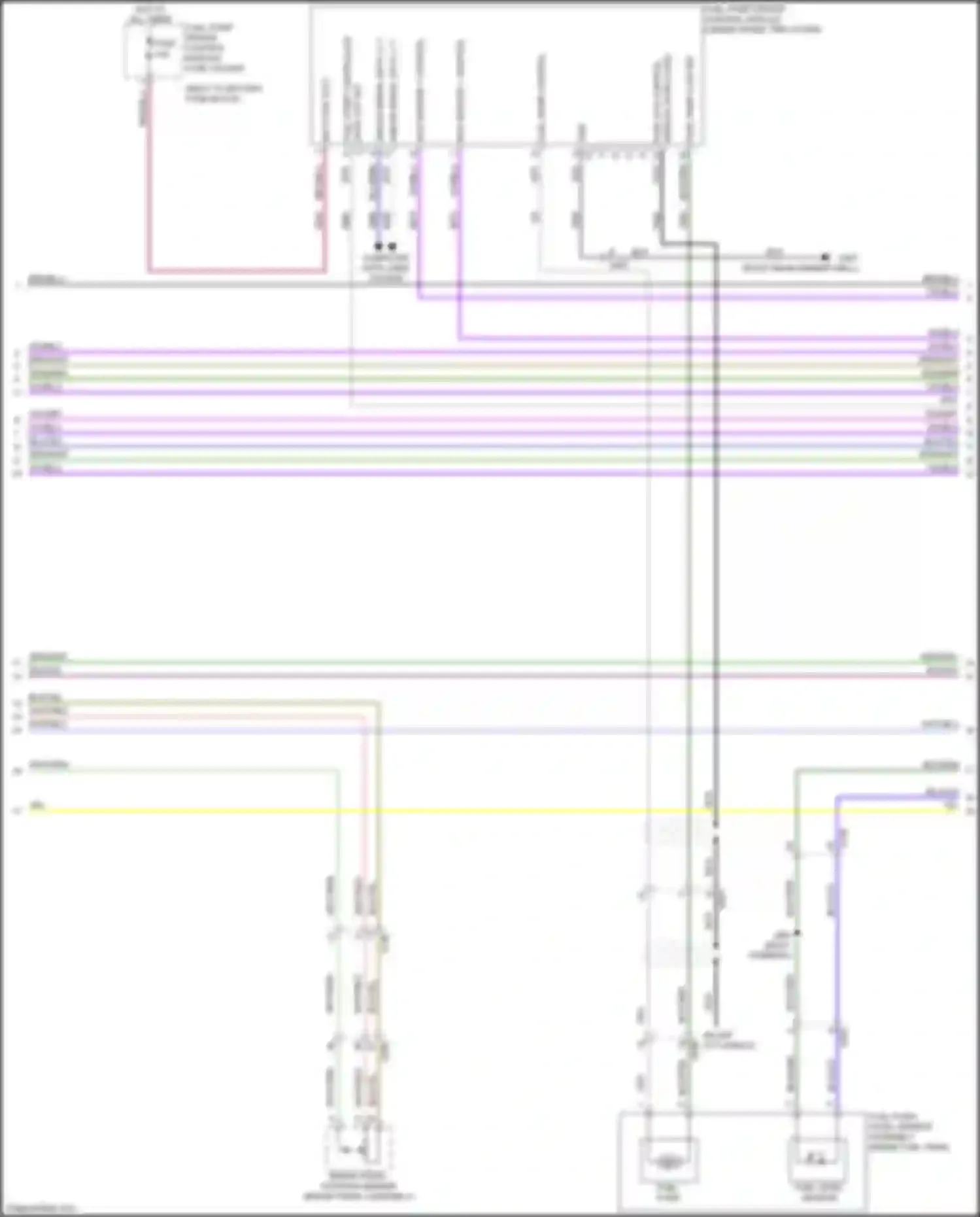 Car Wiring Diagrams for Cruze Chevrolet II (2015-2024): Wiring diagram engine performance 1.6l vin e, hatchback (2 of 9)