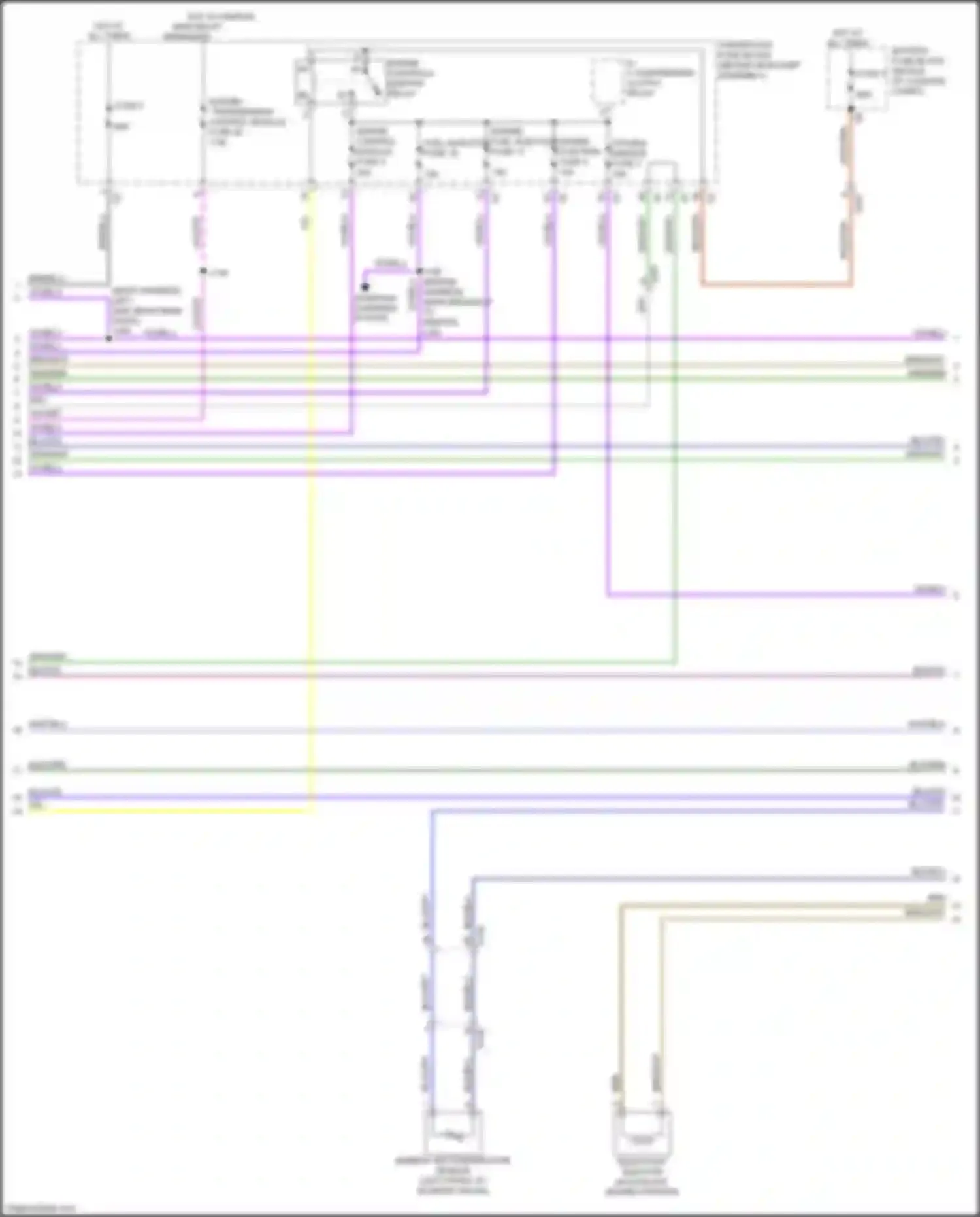 Wiring diagram a/c compressor clutch relay for Chevrolet Cruze II (2015-2024) (6 of 7)