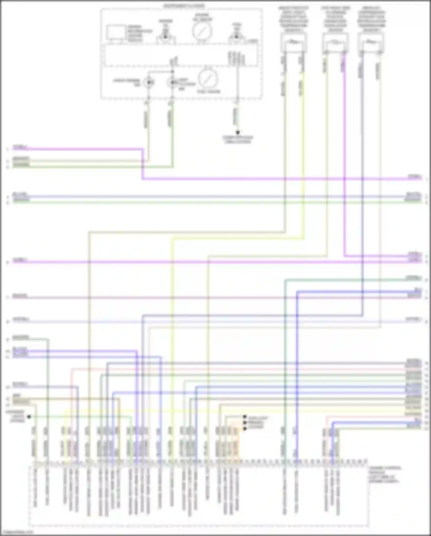 Wiring diagram exhaust gas recirculation temperature sensor 2 for Chevrolet Cruze II (2015-2024) (2 of 2)