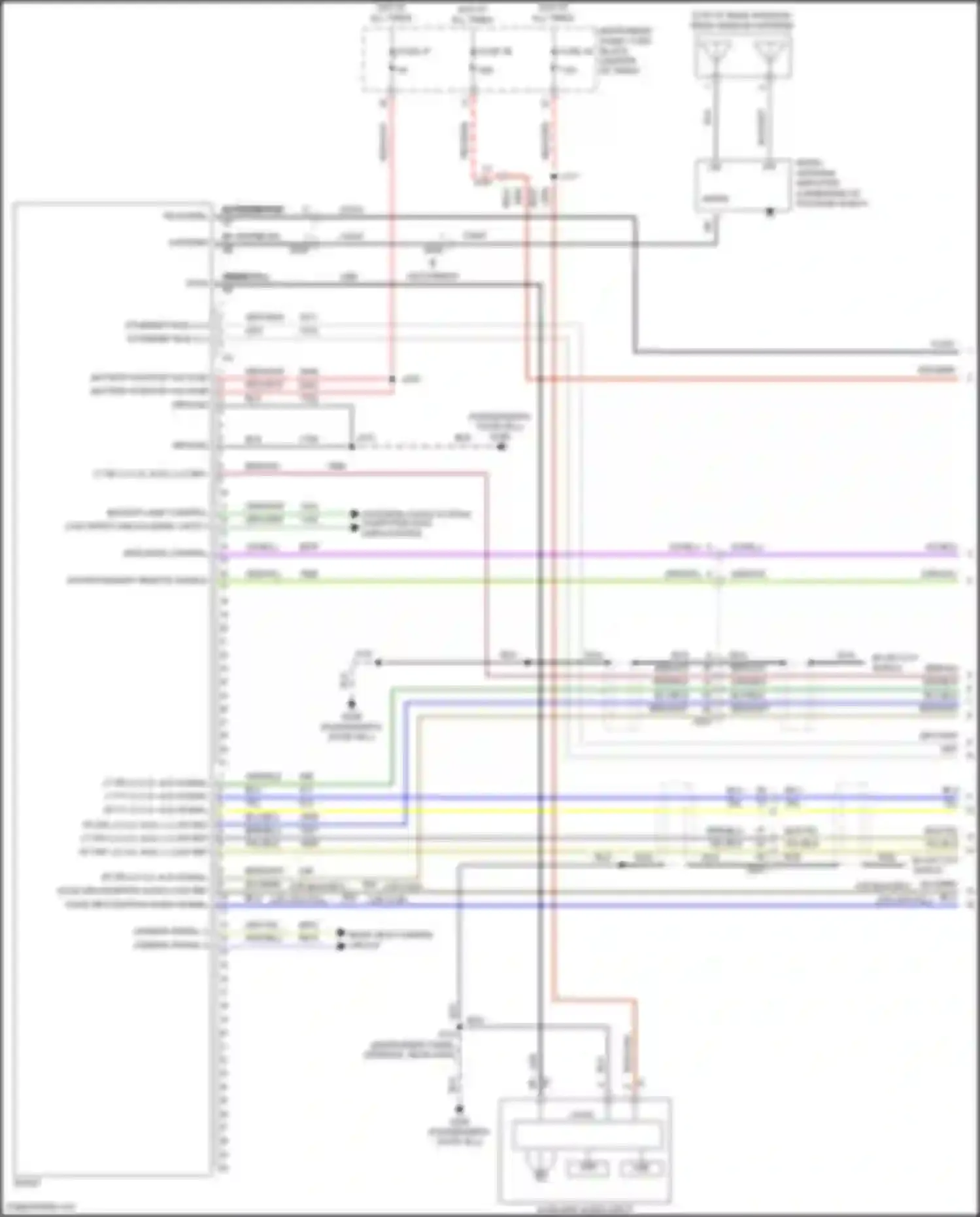 Wiring diagram grn/blk for Chevrolet Cruze II (2015-2024) (6 of 17)