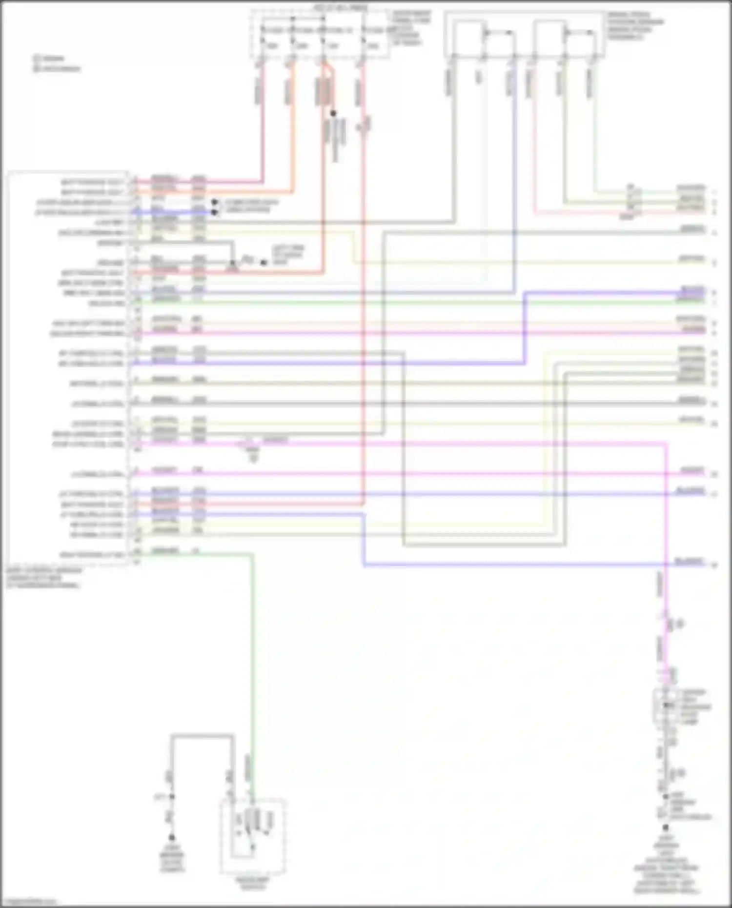 Wiring diagram hdlp sw prk lp sig for Chevrolet Cruze II (2015-2024) (1 of 3)