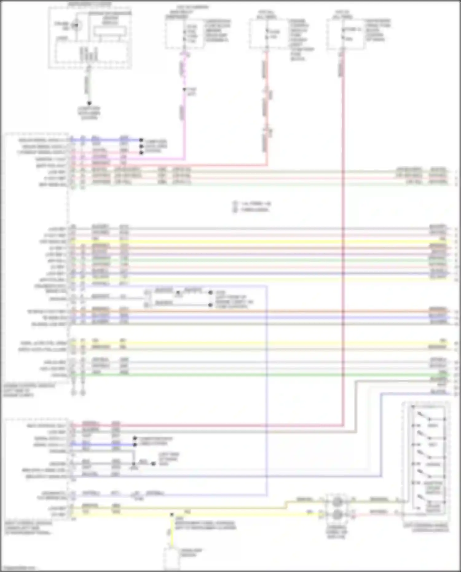 Wiring diagram headlamp switch for Chevrolet Cruze II (2015-2024) (2 of 8)