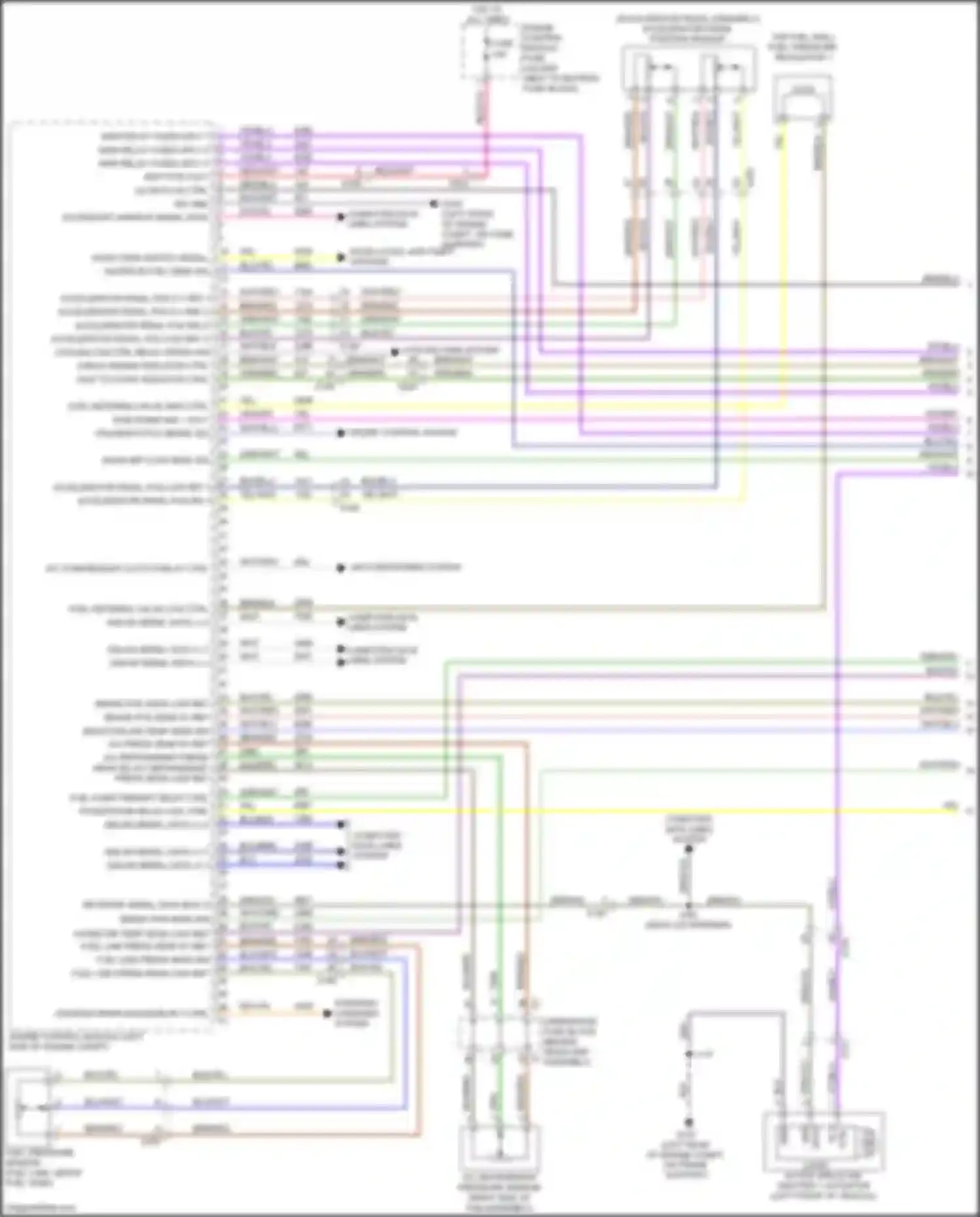 Wiring diagram hood open switch signal for Chevrolet Cruze II (2015-2024) (1 of 2)