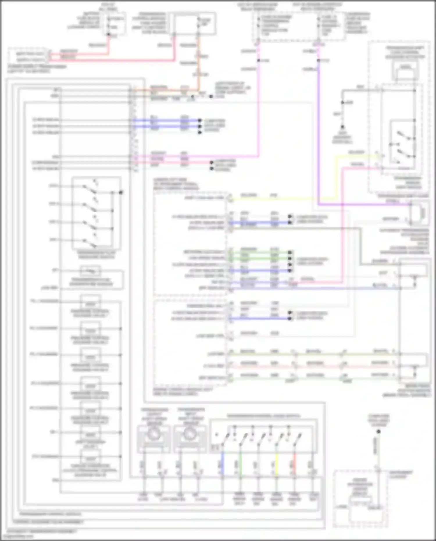 Wiring diagram hot w/ ignition main relay energized for Chevrolet Cruze II (2015-2024) (21 of 22)
