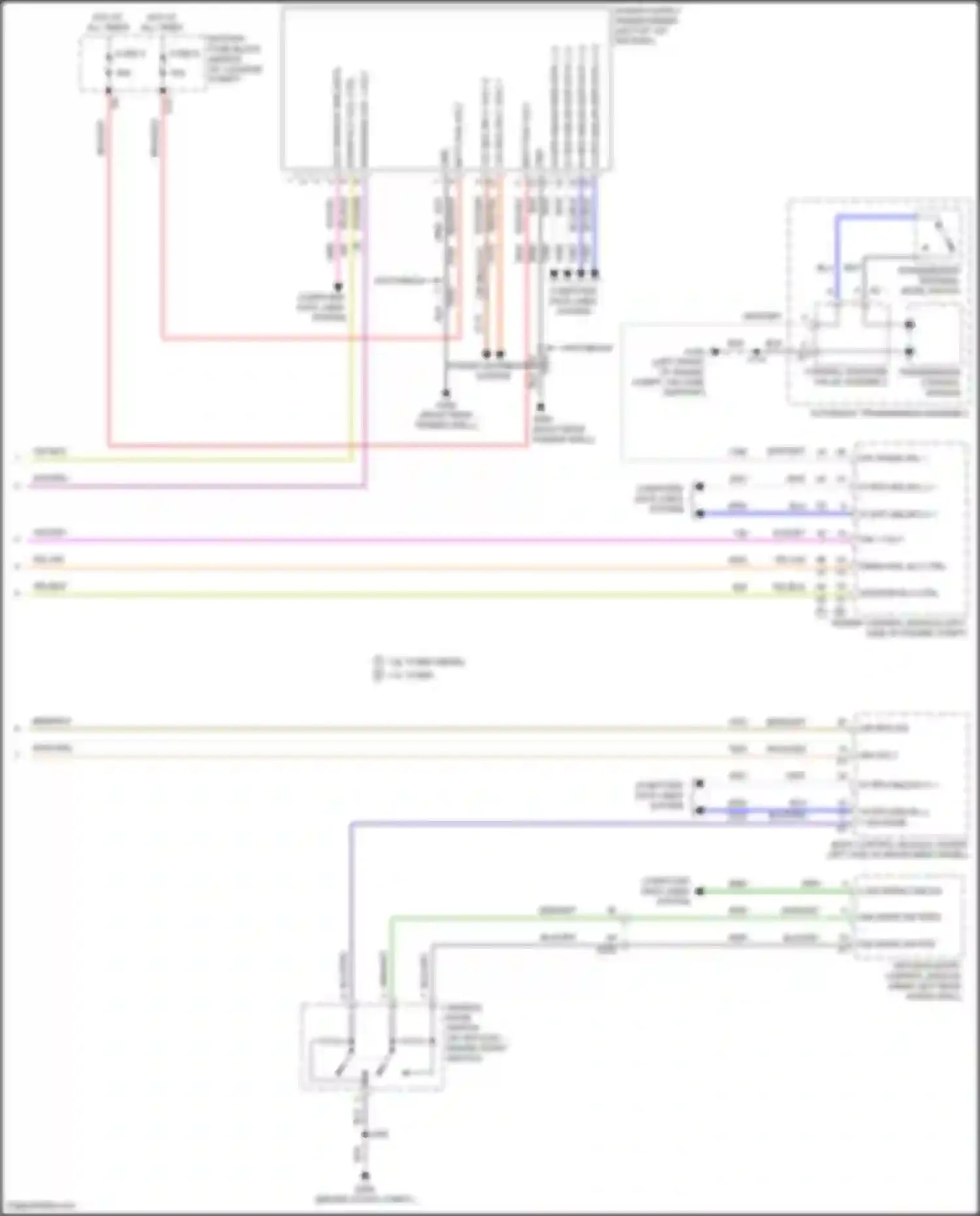 Wiring diagram ignition mode switch for Chevrolet Cruze II (2015-2024) (6 of 6)