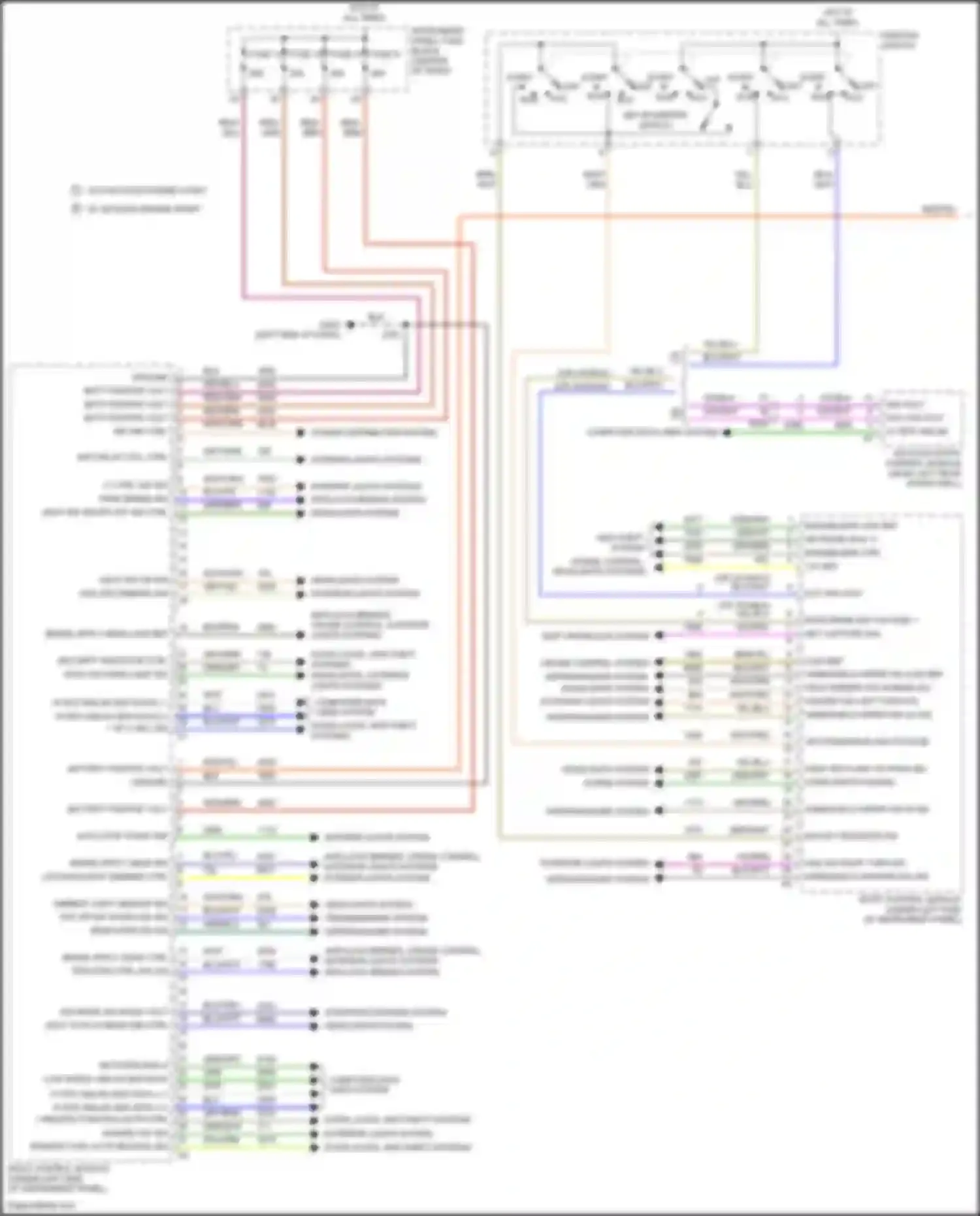 Wiring diagram led backlight dimming ctrl for Chevrolet Cruze II (2015-2024) (1 of 1)