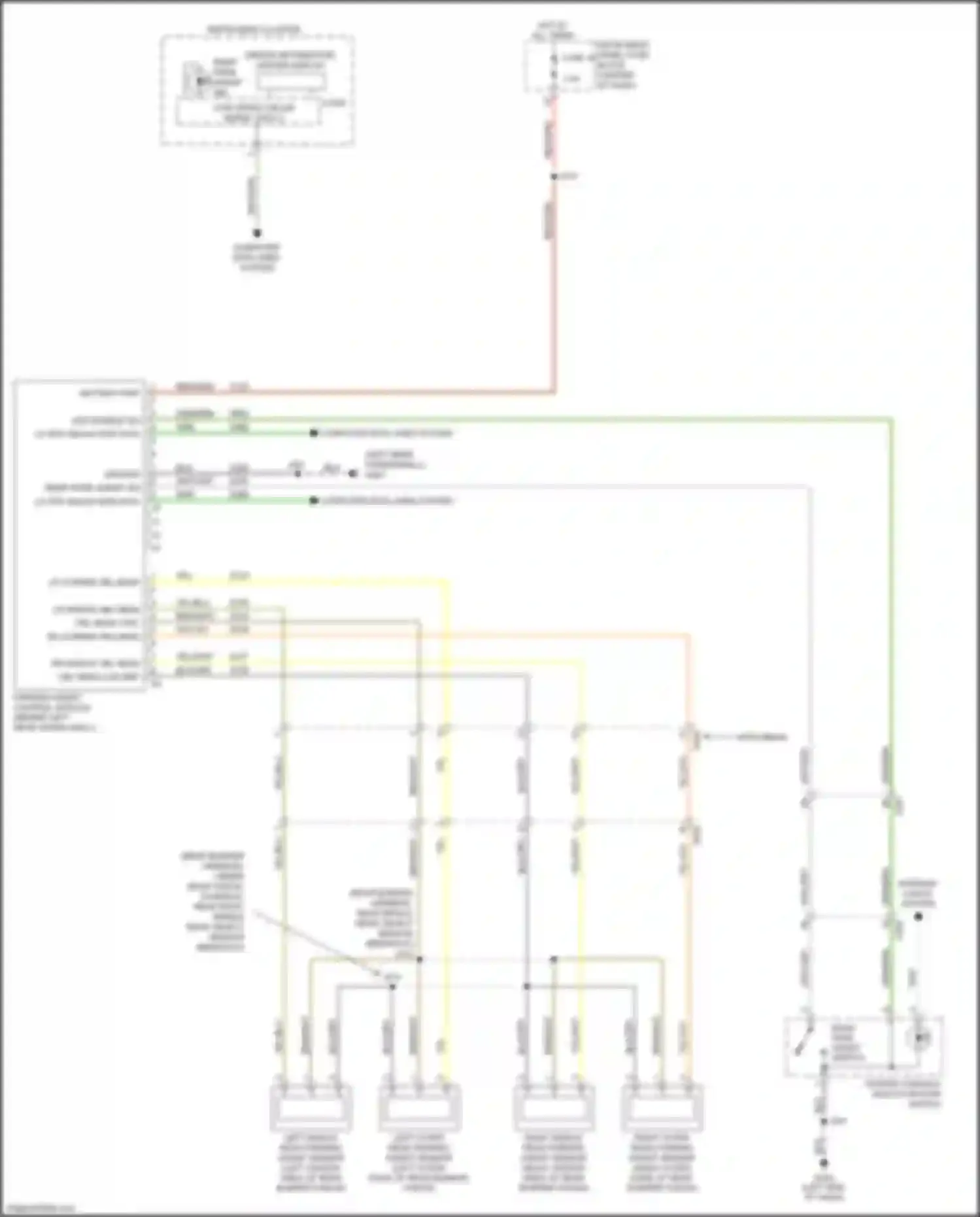 Wiring diagram led disable sig for Chevrolet Cruze II (2015-2024) (1 of 1)