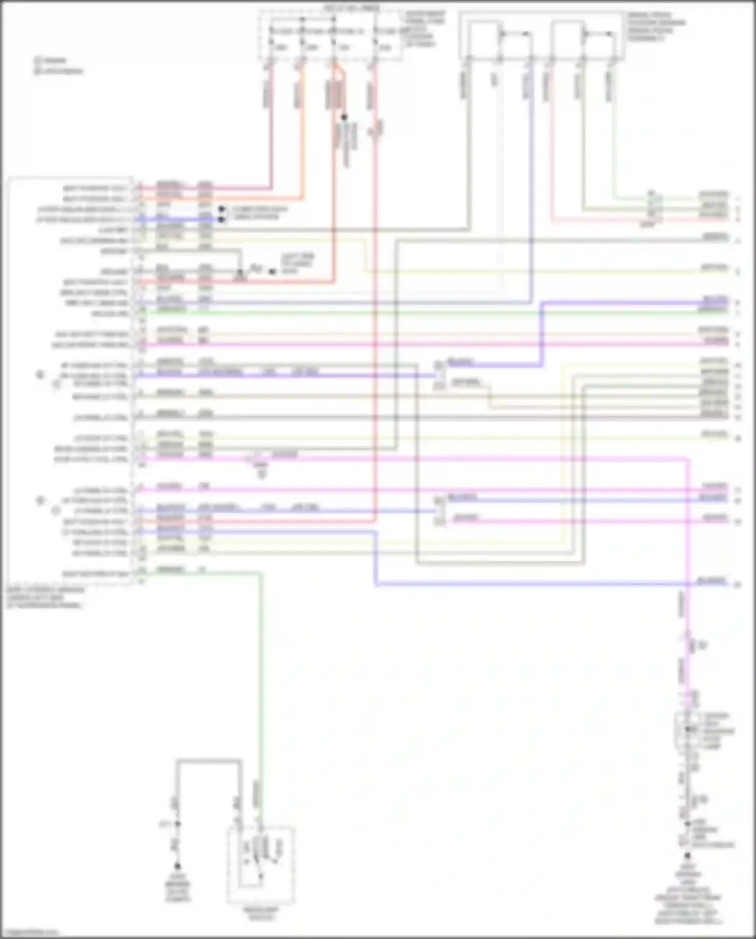 Wiring diagram lr turn sig lp ctrl for Chevrolet Cruze II (2015-2024) (2 of 2)