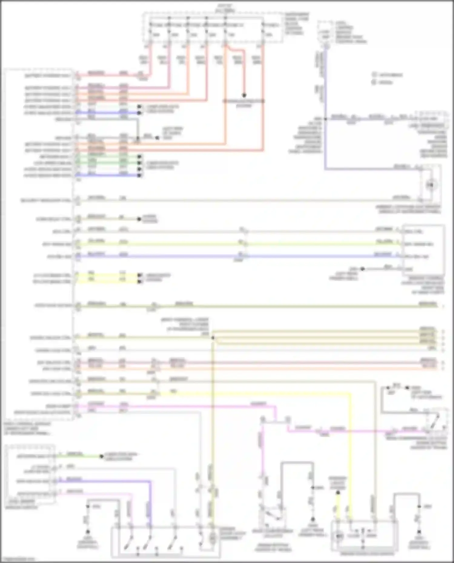 Wiring diagram network bus 3 for Chevrolet Cruze II (2015-2024) (6 of 13)
