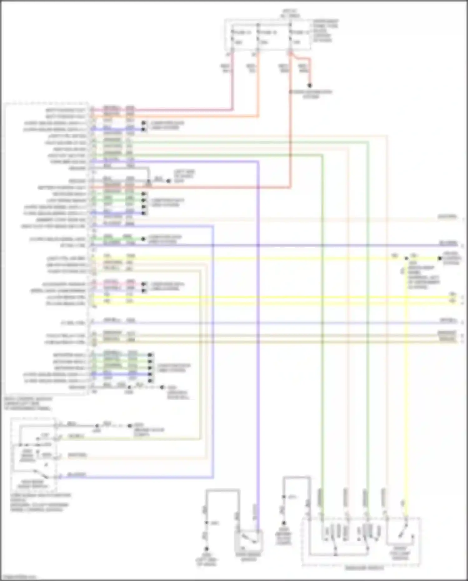Wiring diagram network bus 4 for Chevrolet Cruze II (2015-2024) (2 of 19)